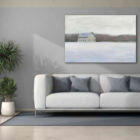 Image of 'Winter Barn' by James Wiens, Canvas Wall Art,60 x 40