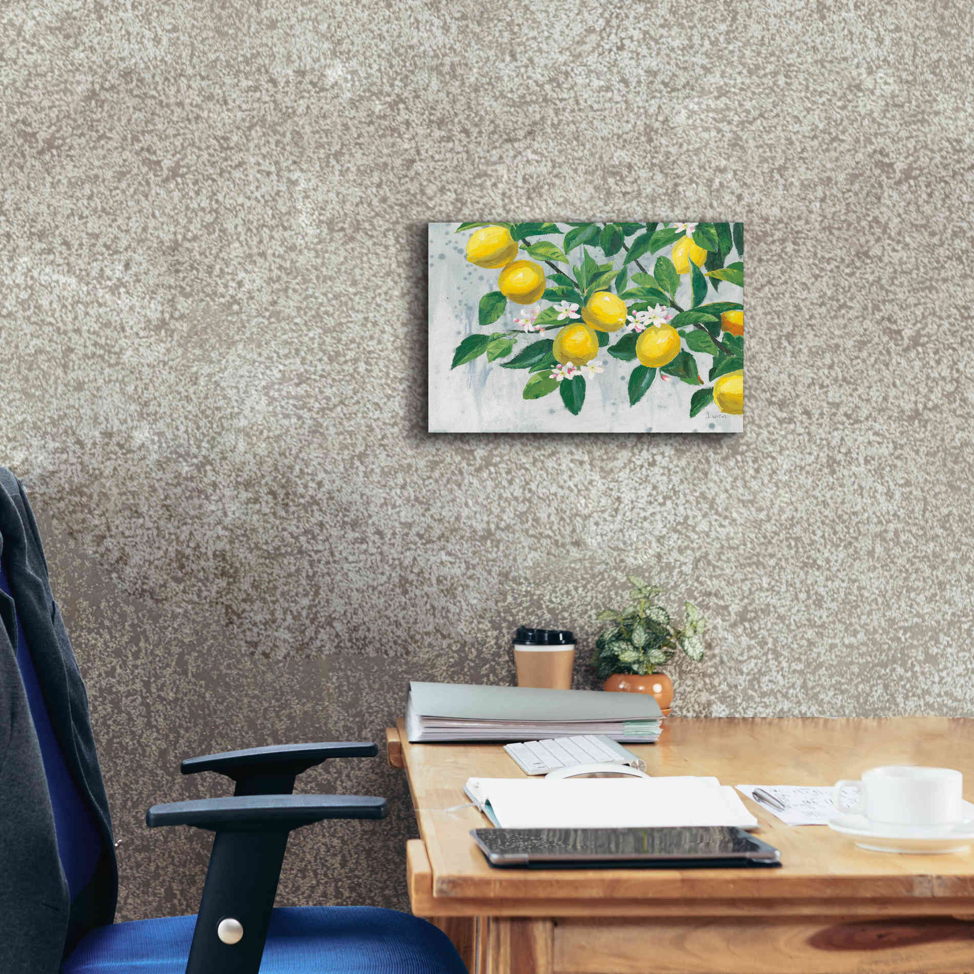 'Zesty Lemons' by James Wiens, Canvas Wall Art,18 x 12