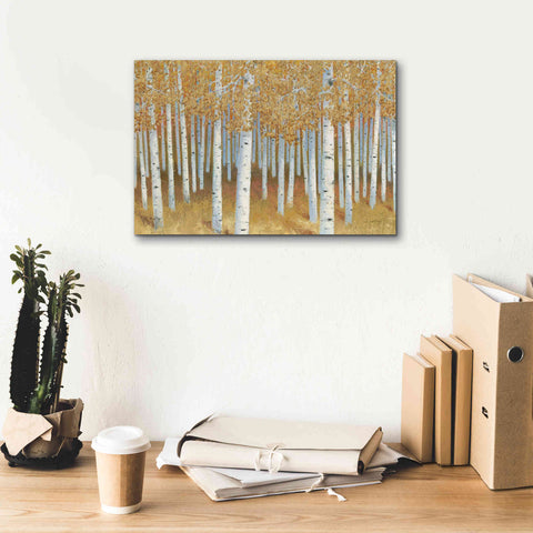 Image of 'Forest of Gold' by James Wiens, Canvas Wall Art,18 x 12