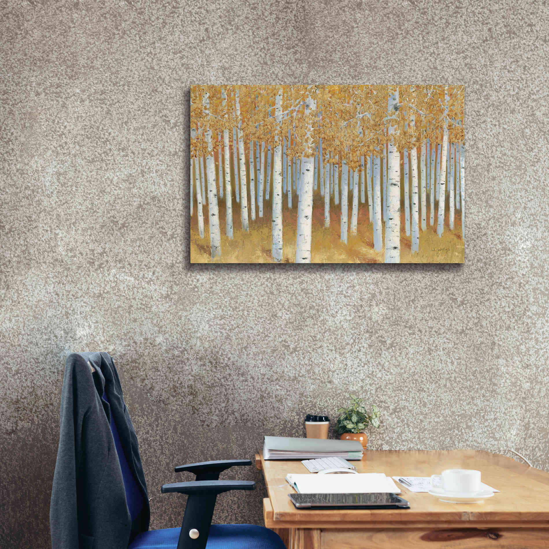 'Forest of Gold' by James Wiens, Canvas Wall Art,40 x 26
