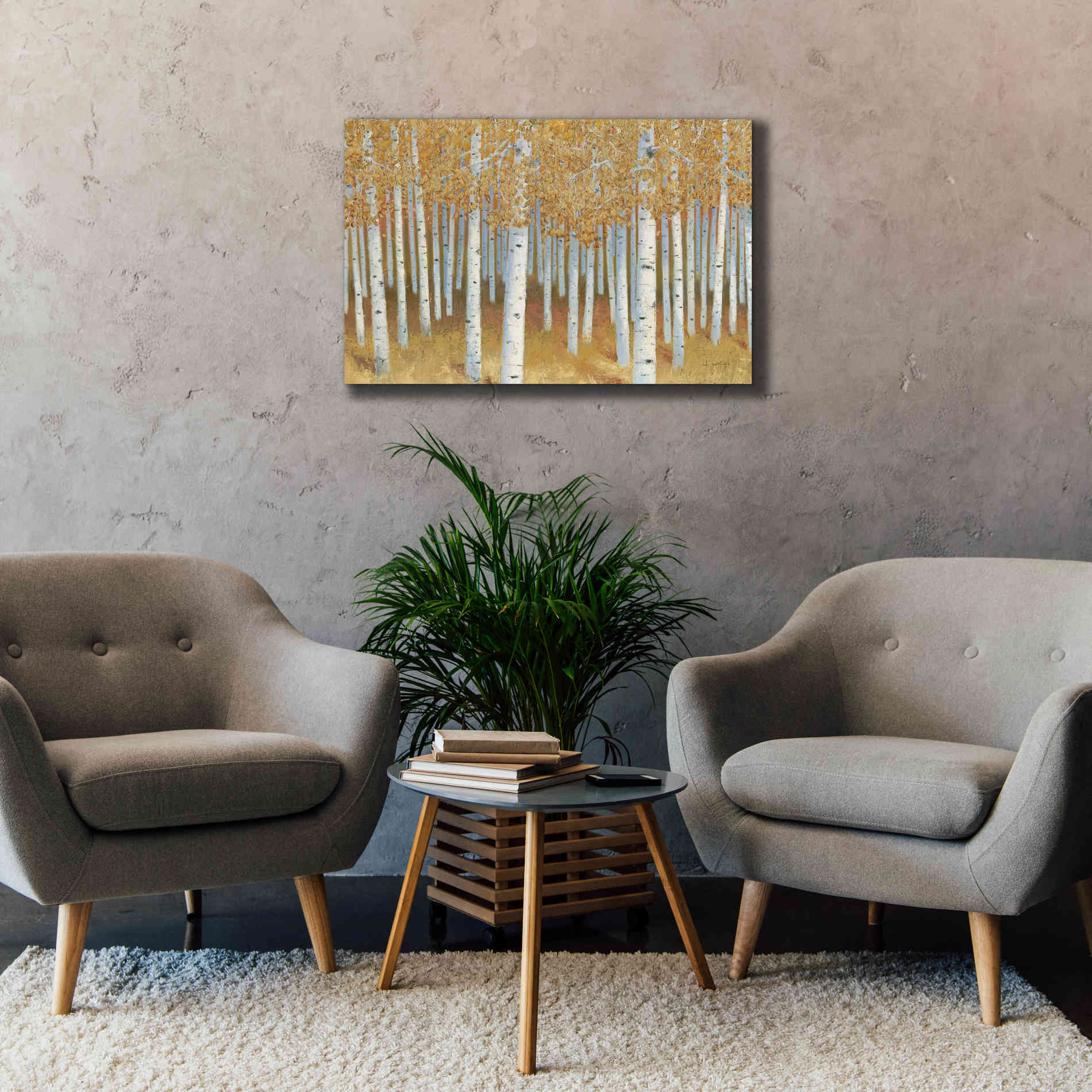 'Forest of Gold' by James Wiens, Canvas Wall Art,40 x 26