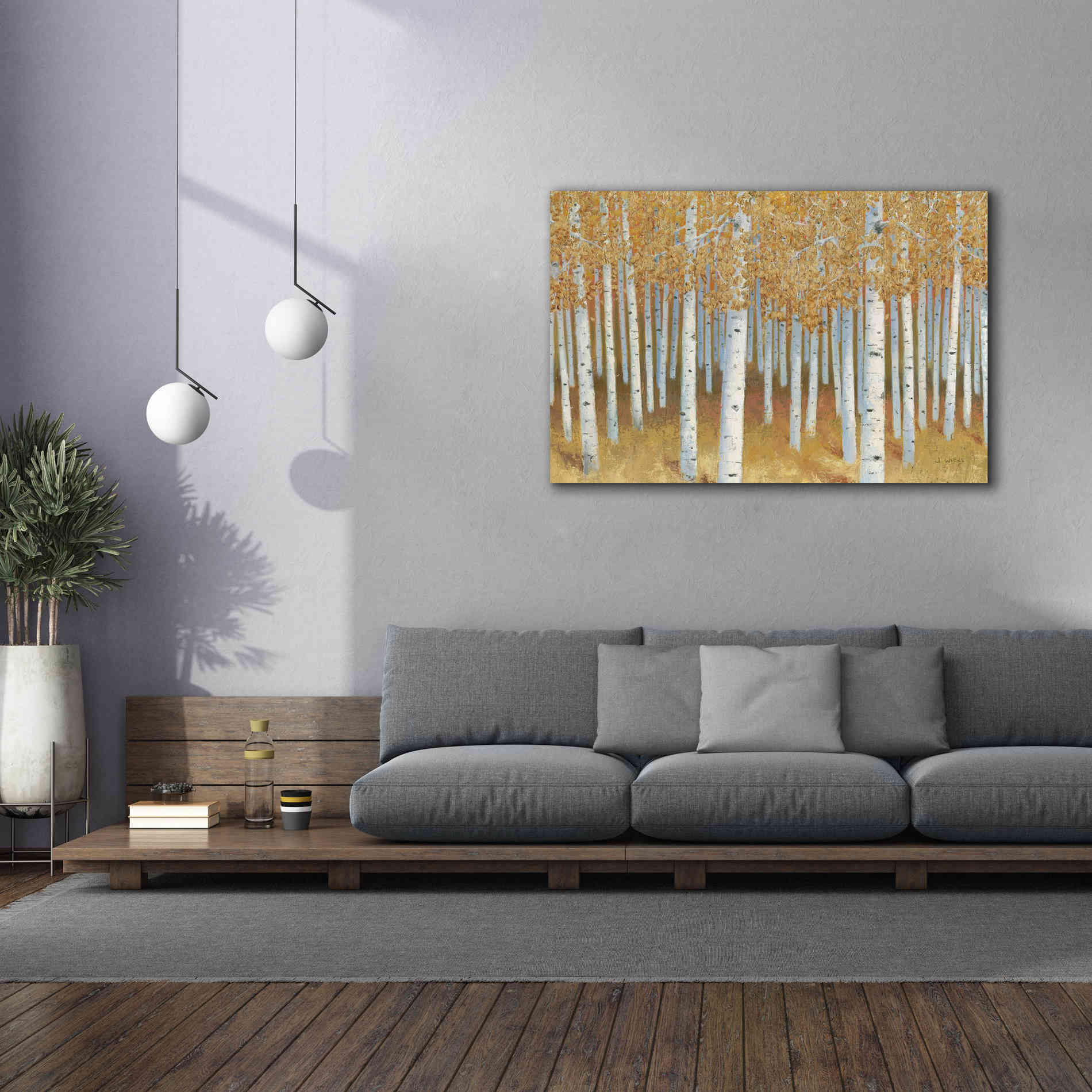 'Forest of Gold' by James Wiens, Canvas Wall Art,60 x 40