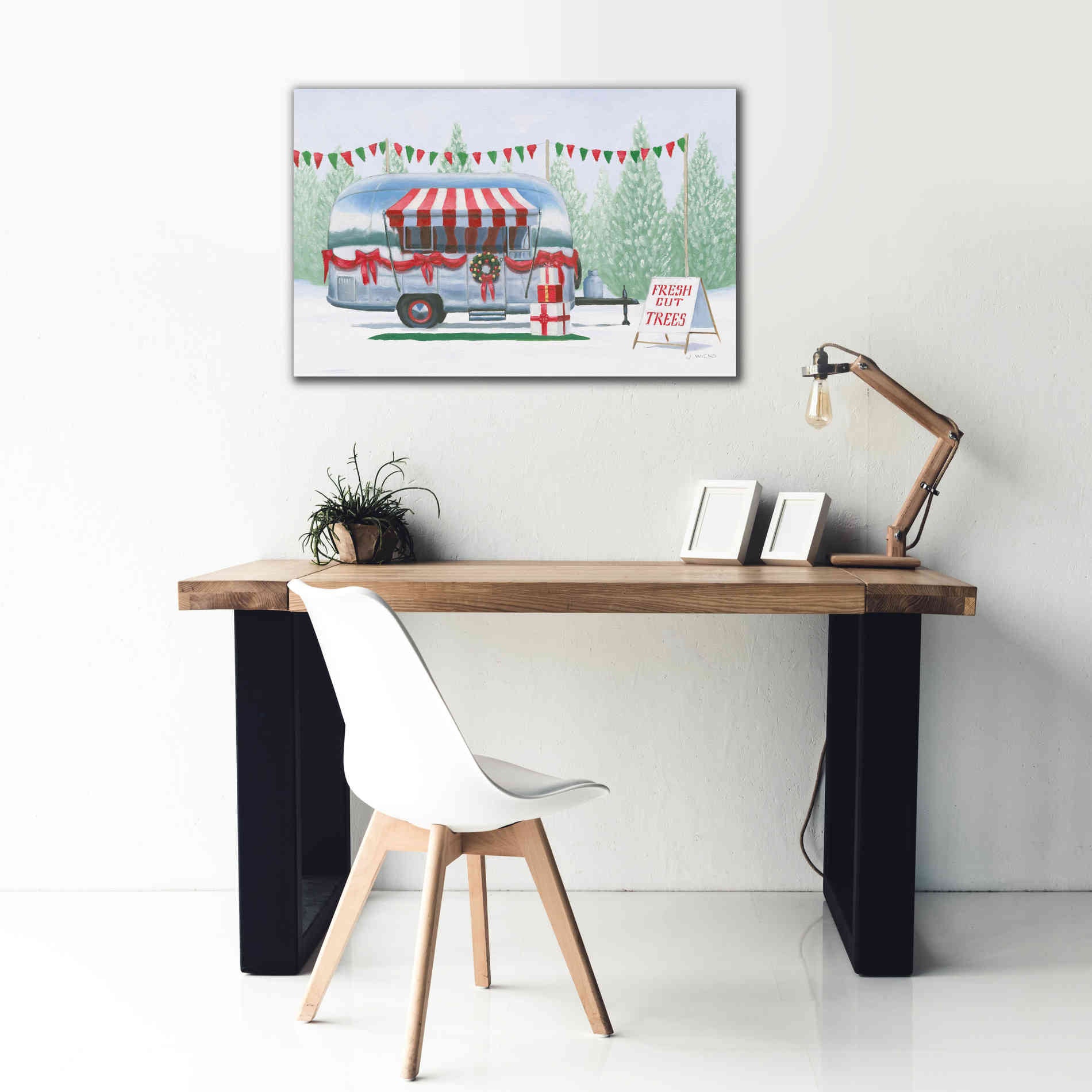 'Christmas Farm IV' by James Wiens, Canvas Wall Art,40 x 26