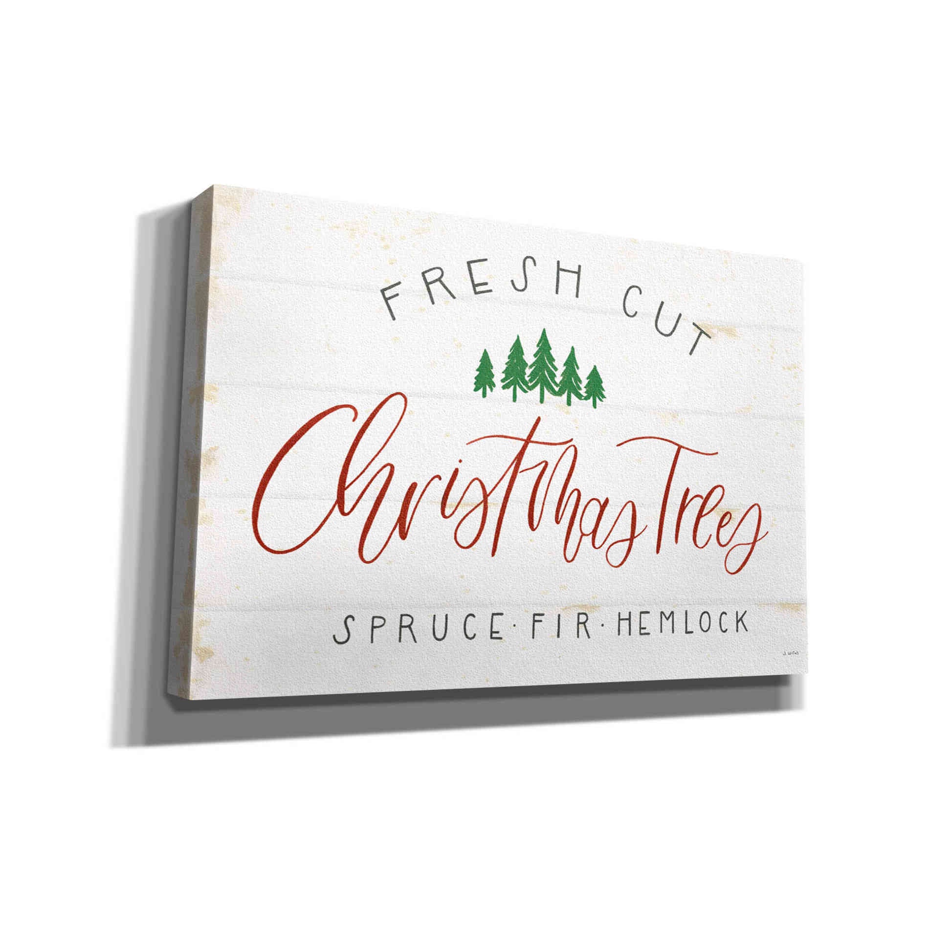 'Christmas Farm V' by James Wiens, Canvas Wall Art,18x12x1.1x0,26x18x1.1x0,40x26x1.74x0,60x40x1.74x0