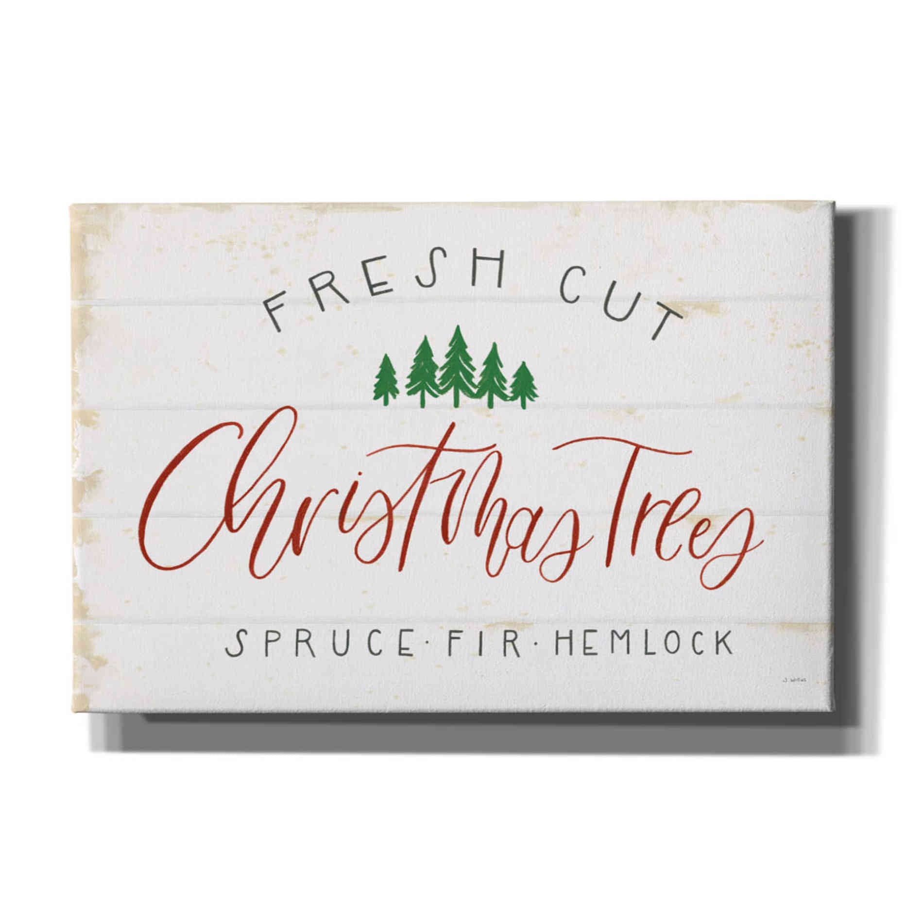 'Christmas Farm V' by James Wiens, Canvas Wall Art,18x12x1.1x0,26x18x1.1x0,40x26x1.74x0,60x40x1.74x0