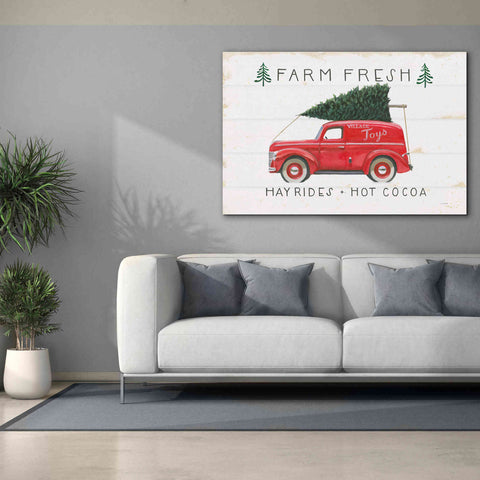 Image of 'Christmas Farm VI' by James Wiens, Canvas Wall Art,60 x 40