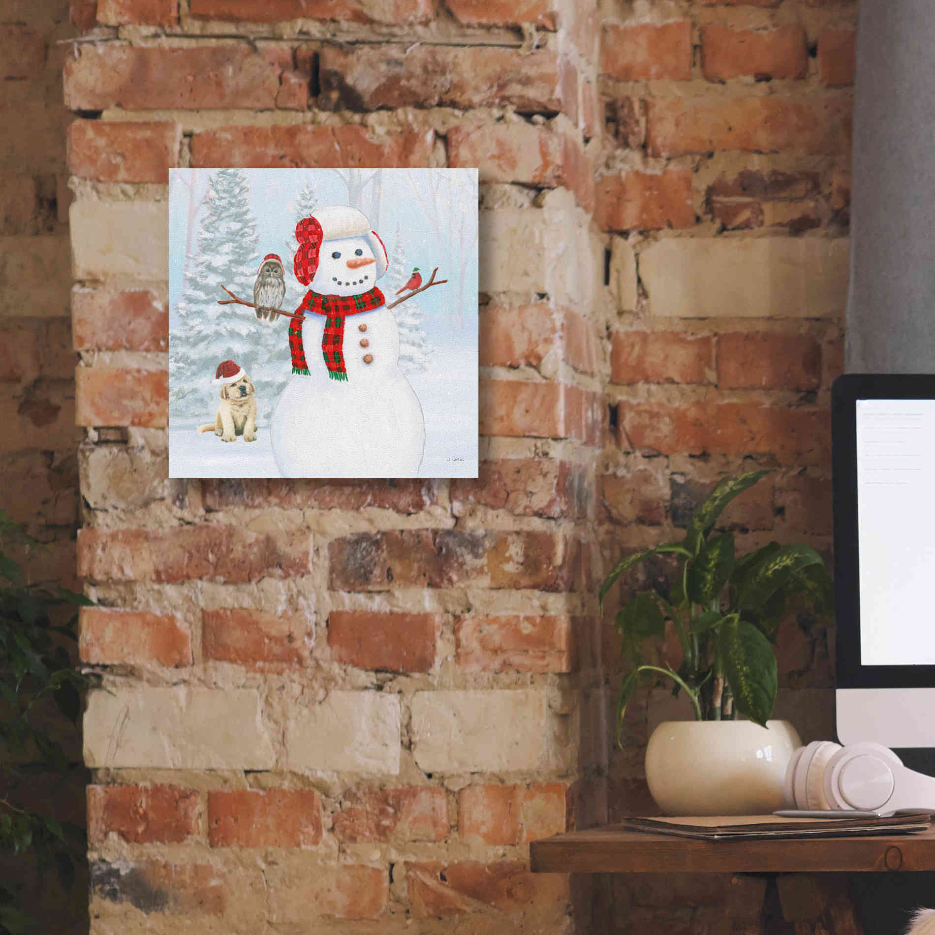 'Dressed for Christmas II Crop' by James Wiens, Canvas Wall Art,12 x 12