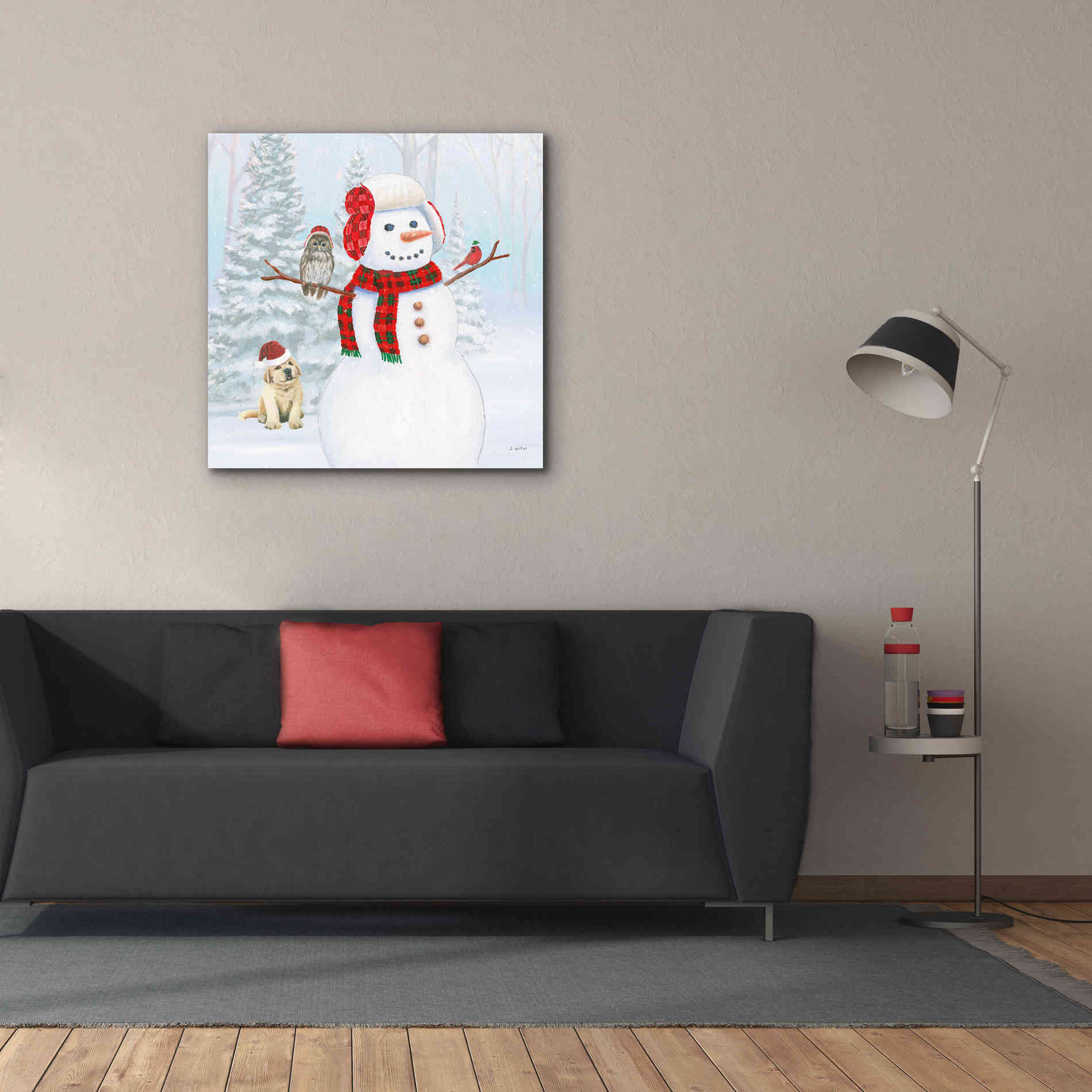 'Dressed for Christmas II Crop' by James Wiens, Canvas Wall Art,37 x 37