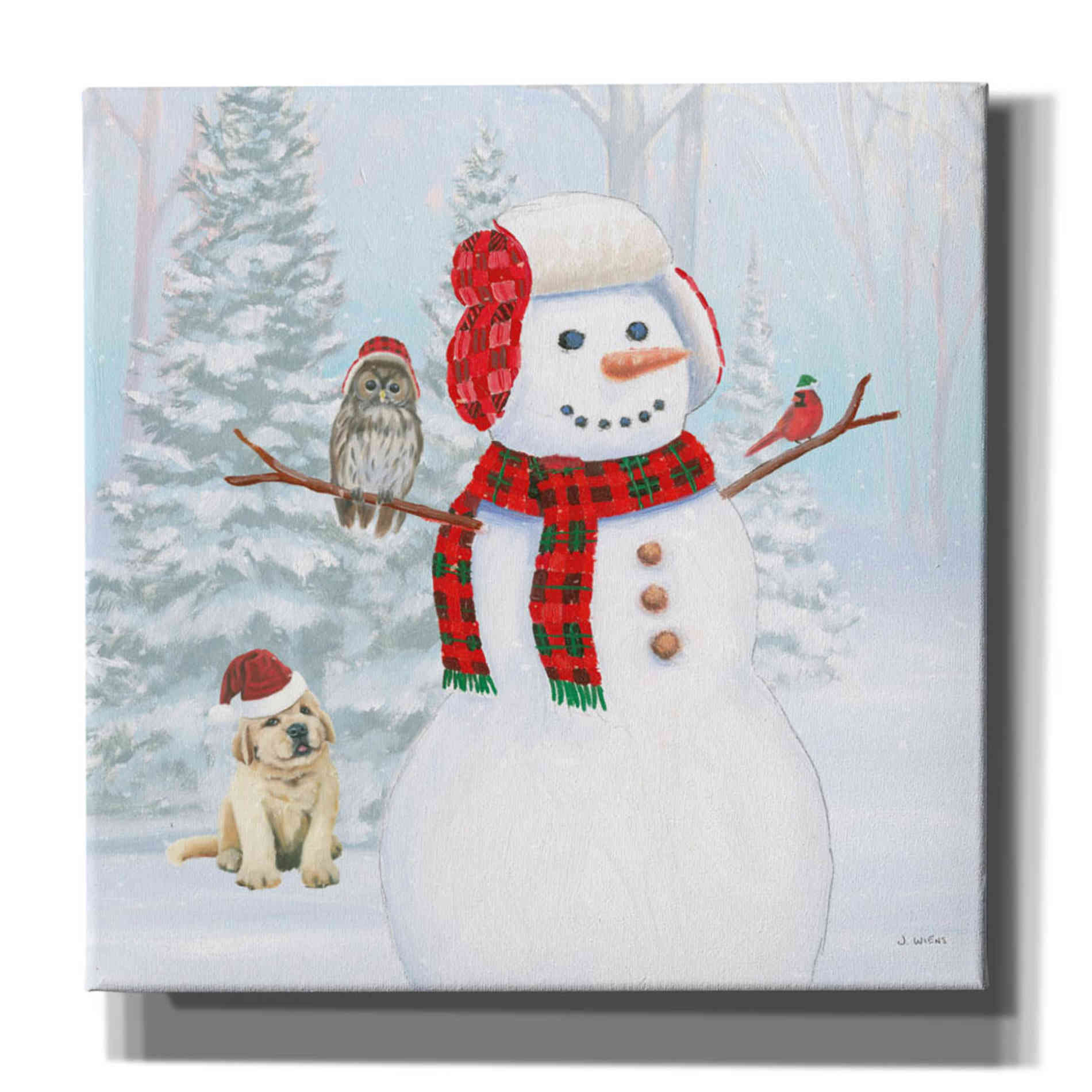 'Dressed for Christmas II Crop' by James Wiens, Canvas Wall Art,12x12x1.1x0,18x18x1.1x0,26x26x1.74x0,37x37x1.74x0