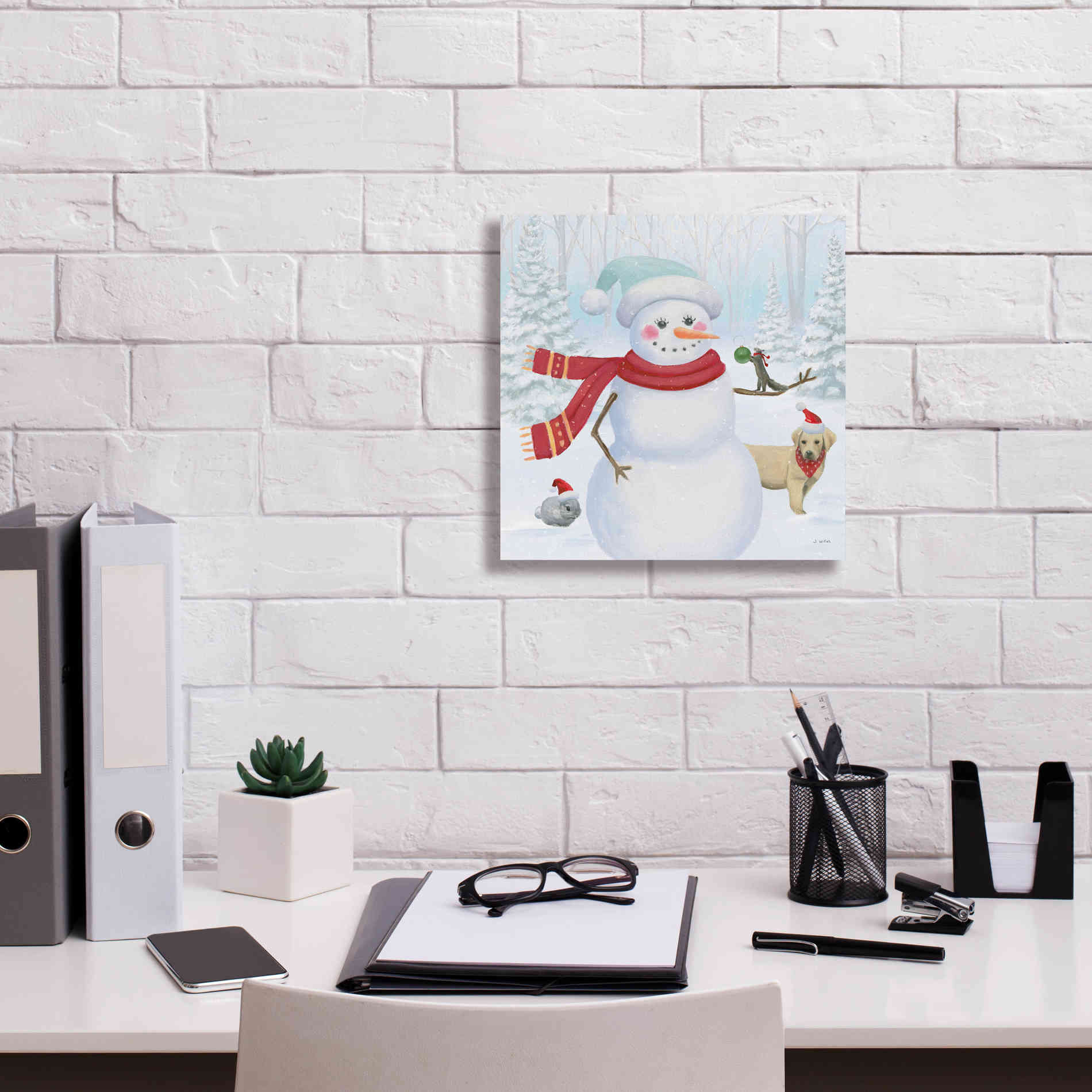 'Dressed for Christmas III Crop' by James Wiens, Canvas Wall Art,12 x 12