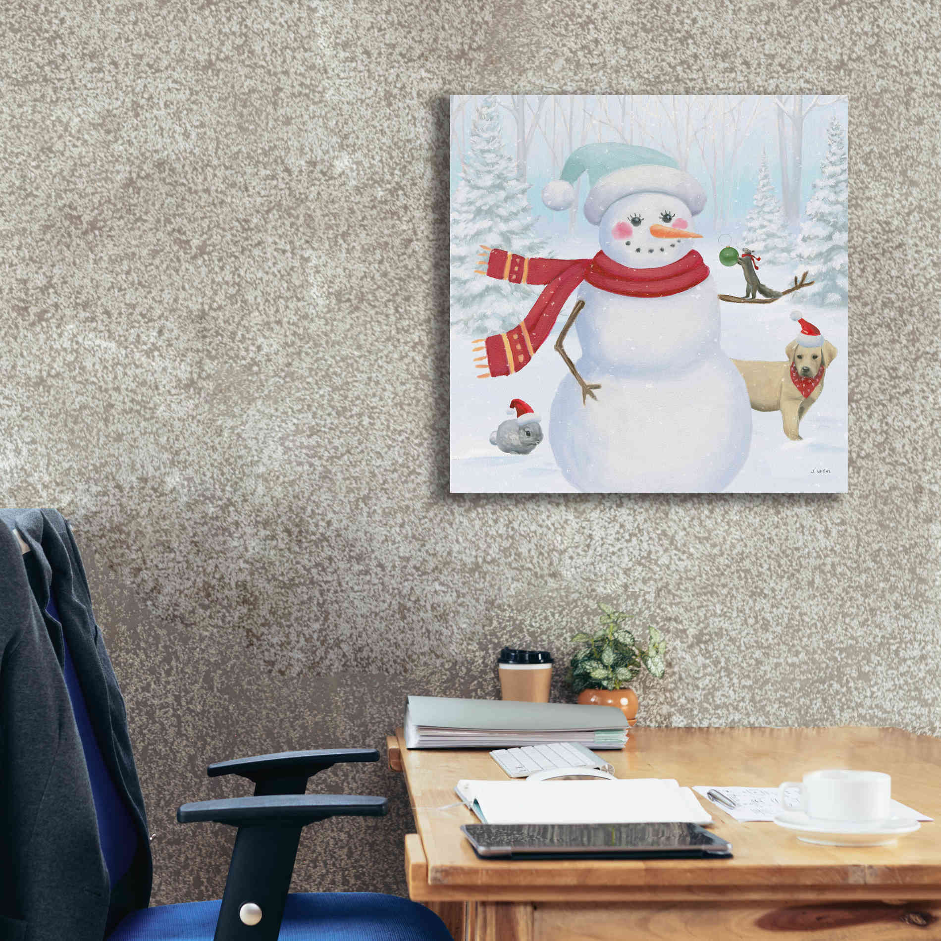 'Dressed for Christmas III Crop' by James Wiens, Canvas Wall Art,26 x 26