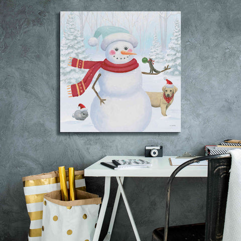 Image of 'Dressed for Christmas III Crop' by James Wiens, Canvas Wall Art,26 x 26