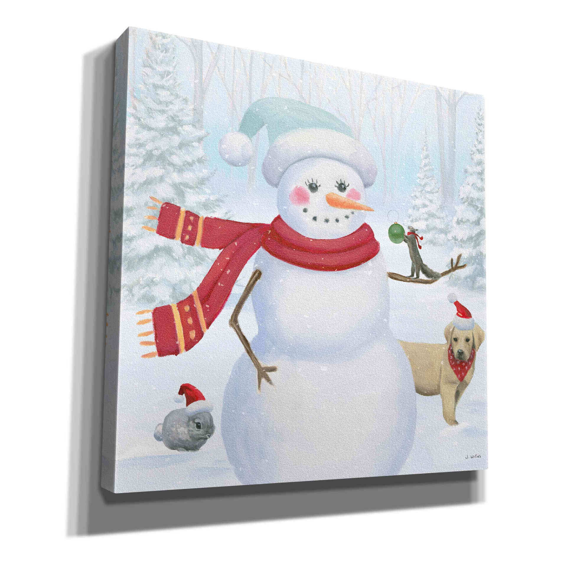 'Dressed for Christmas III Crop' by James Wiens, Canvas Wall Art,12x12x1.1x0,18x18x1.1x0,26x26x1.74x0,37x37x1.74x0