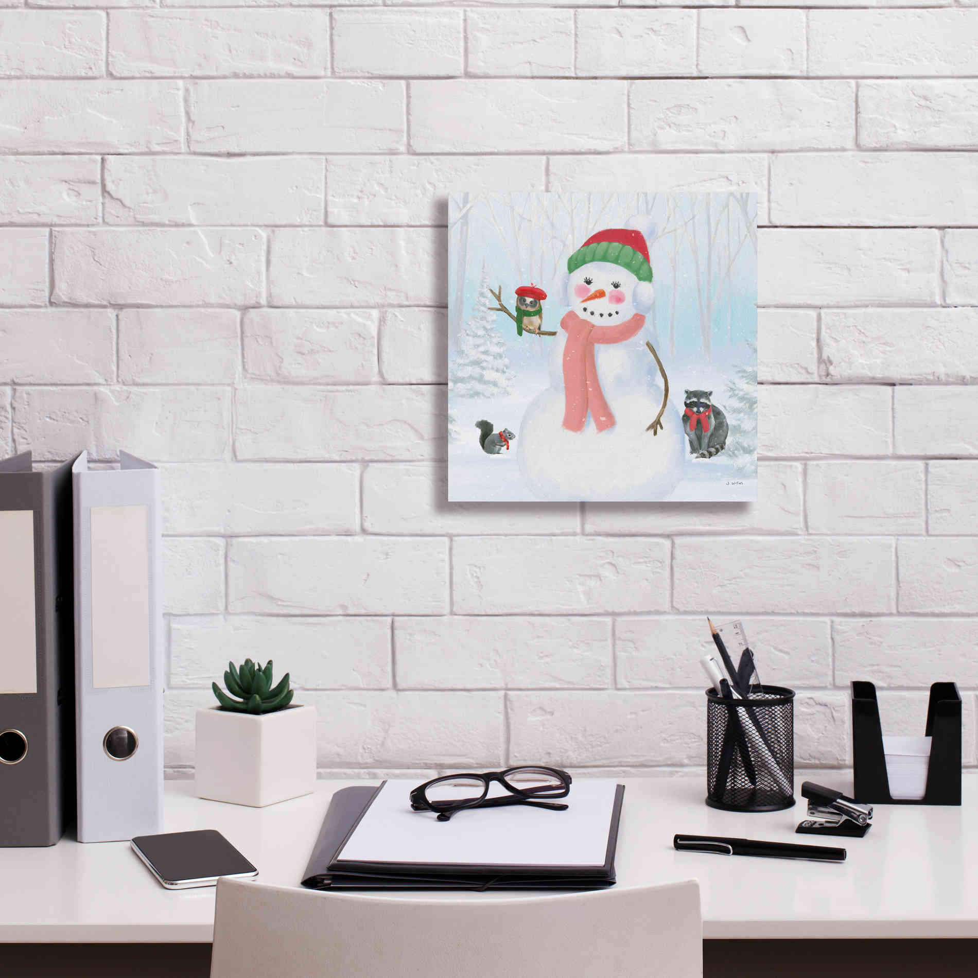 'Dressed for Christmas IV Crop' by James Wiens, Canvas Wall Art,12 x 12