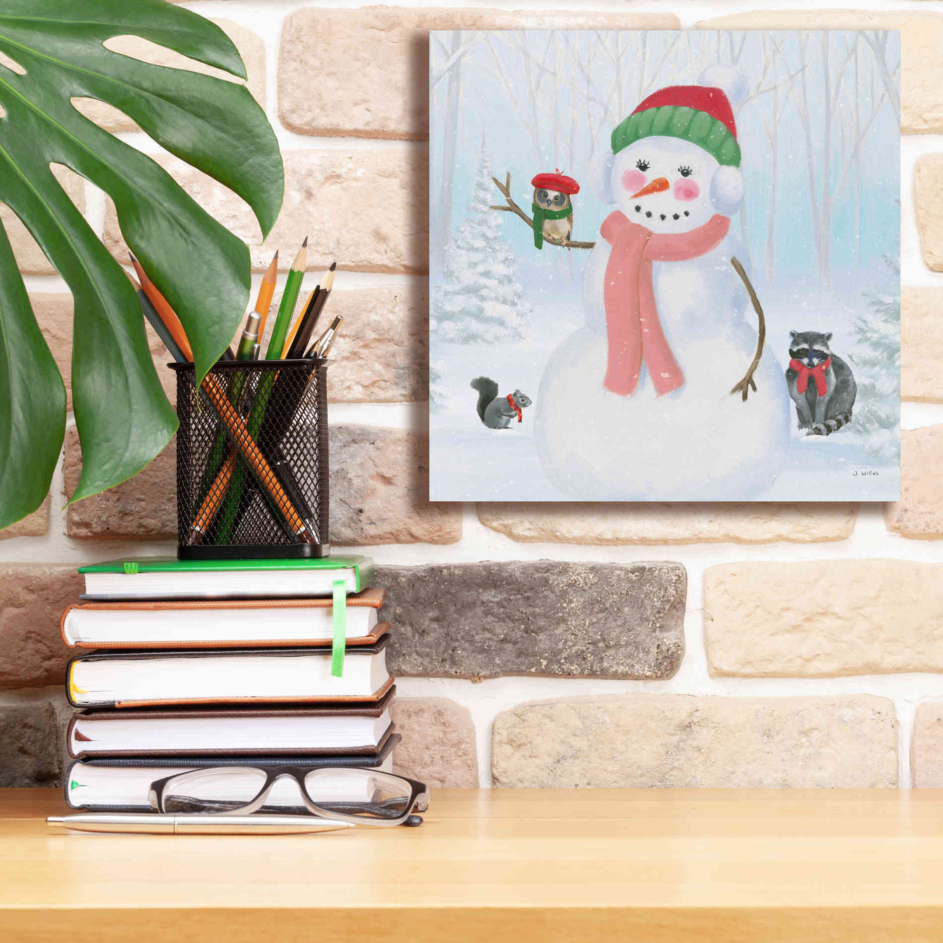 'Dressed for Christmas IV Crop' by James Wiens, Canvas Wall Art,12 x 12