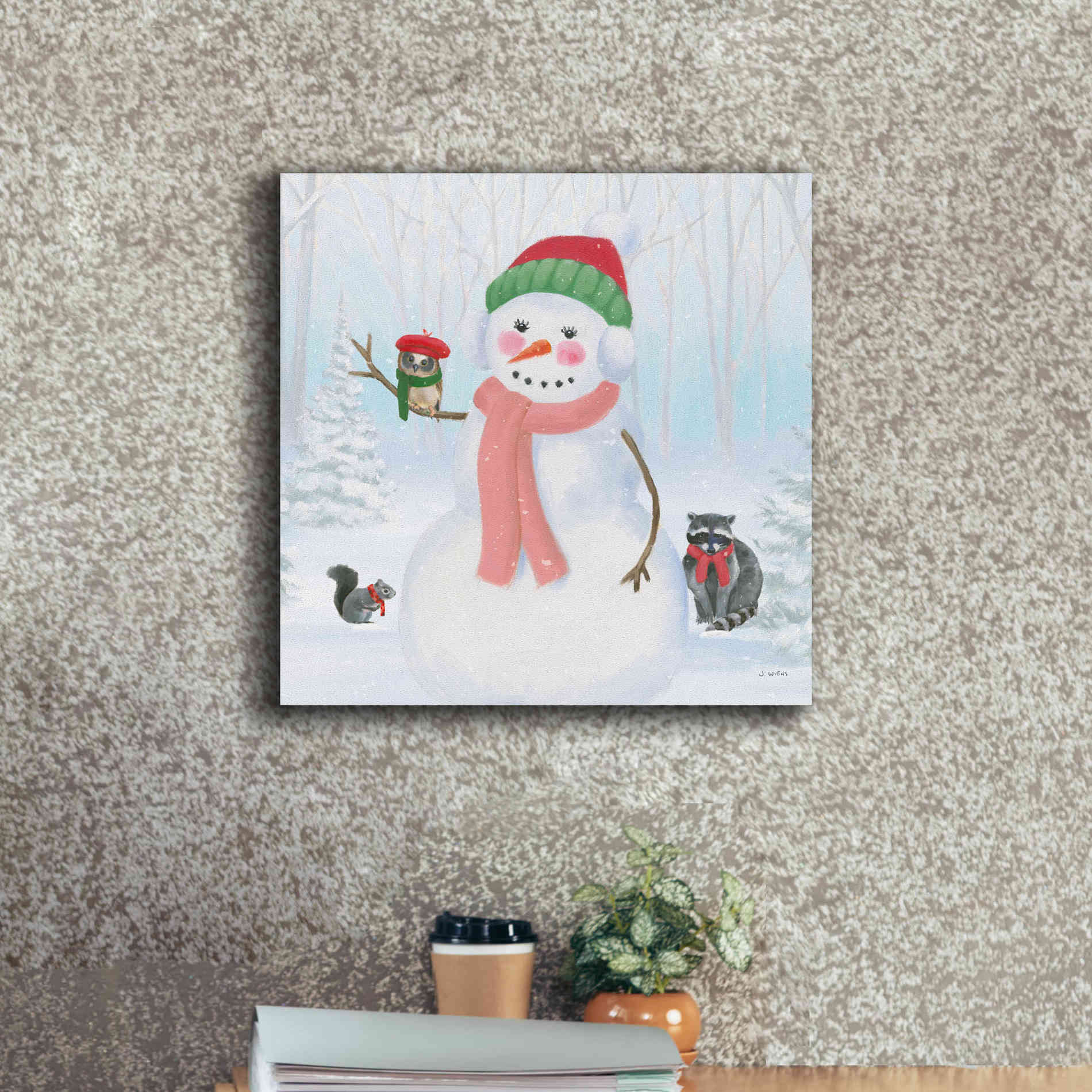 'Dressed for Christmas IV Crop' by James Wiens, Canvas Wall Art,18 x 18