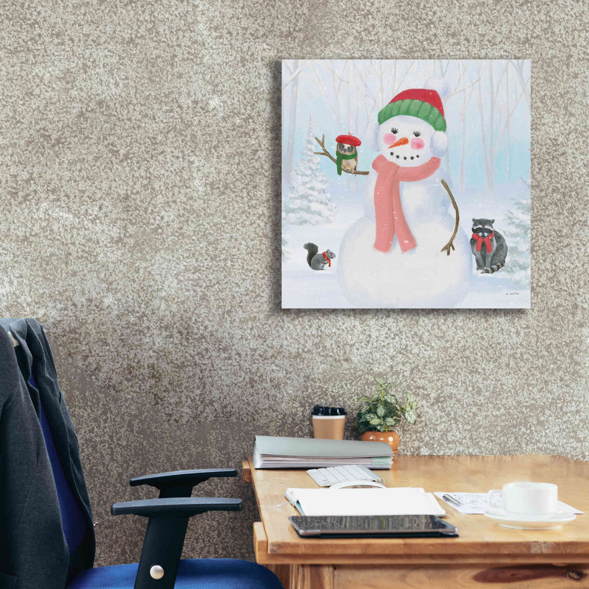 'Dressed for Christmas IV Crop' by James Wiens, Canvas Wall Art,26 x 26