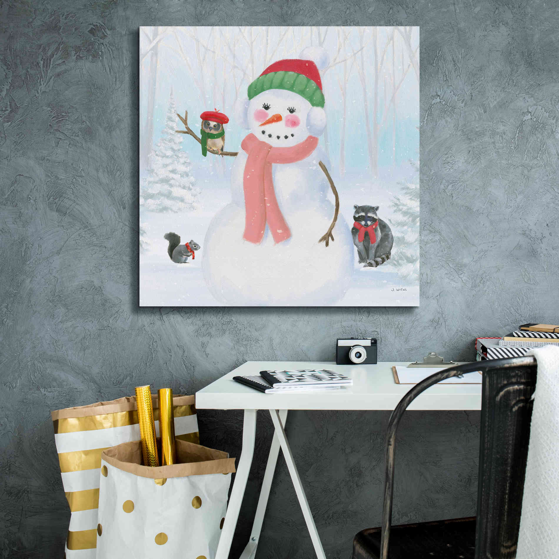 'Dressed for Christmas IV Crop' by James Wiens, Canvas Wall Art,26 x 26