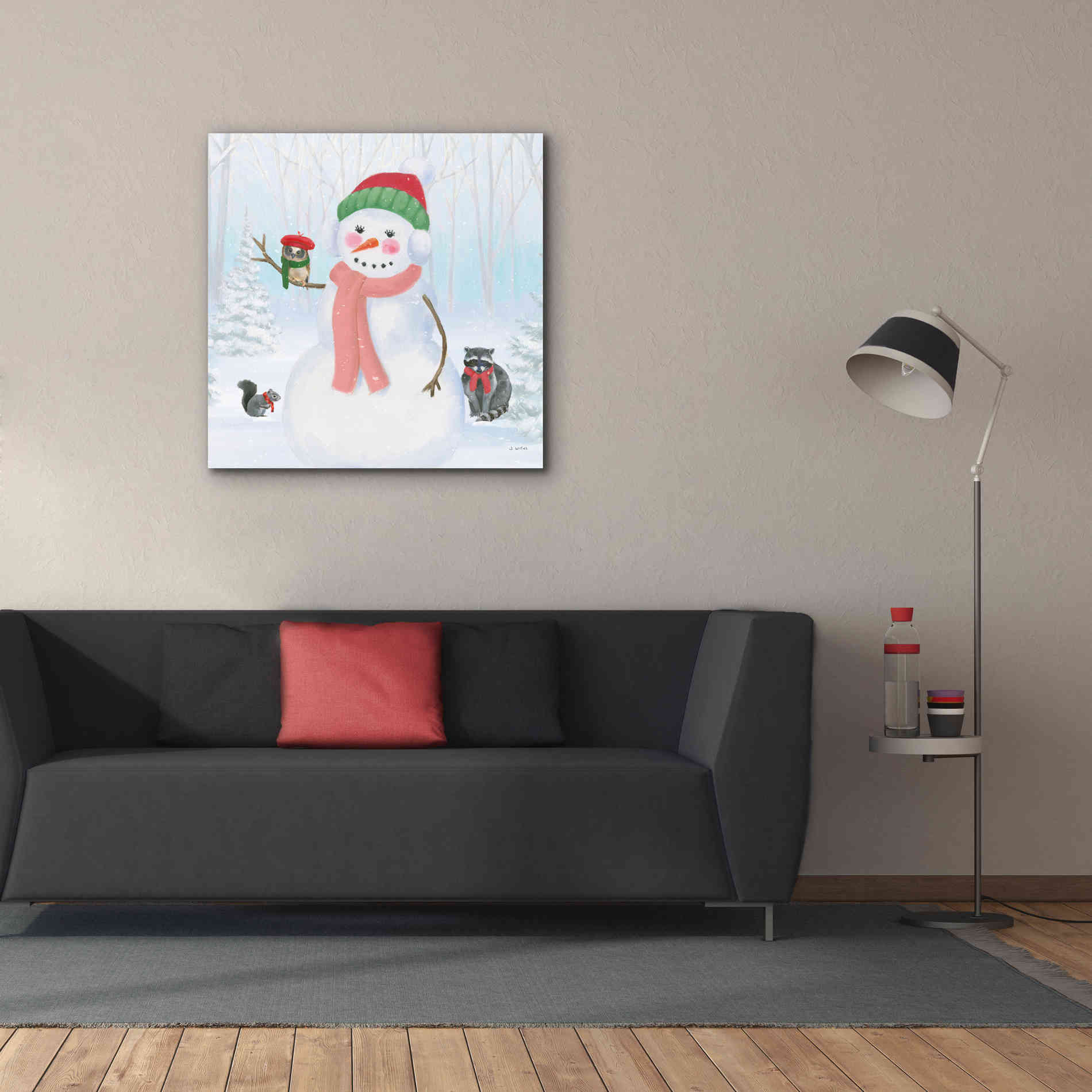 'Dressed for Christmas IV Crop' by James Wiens, Canvas Wall Art,37 x 37