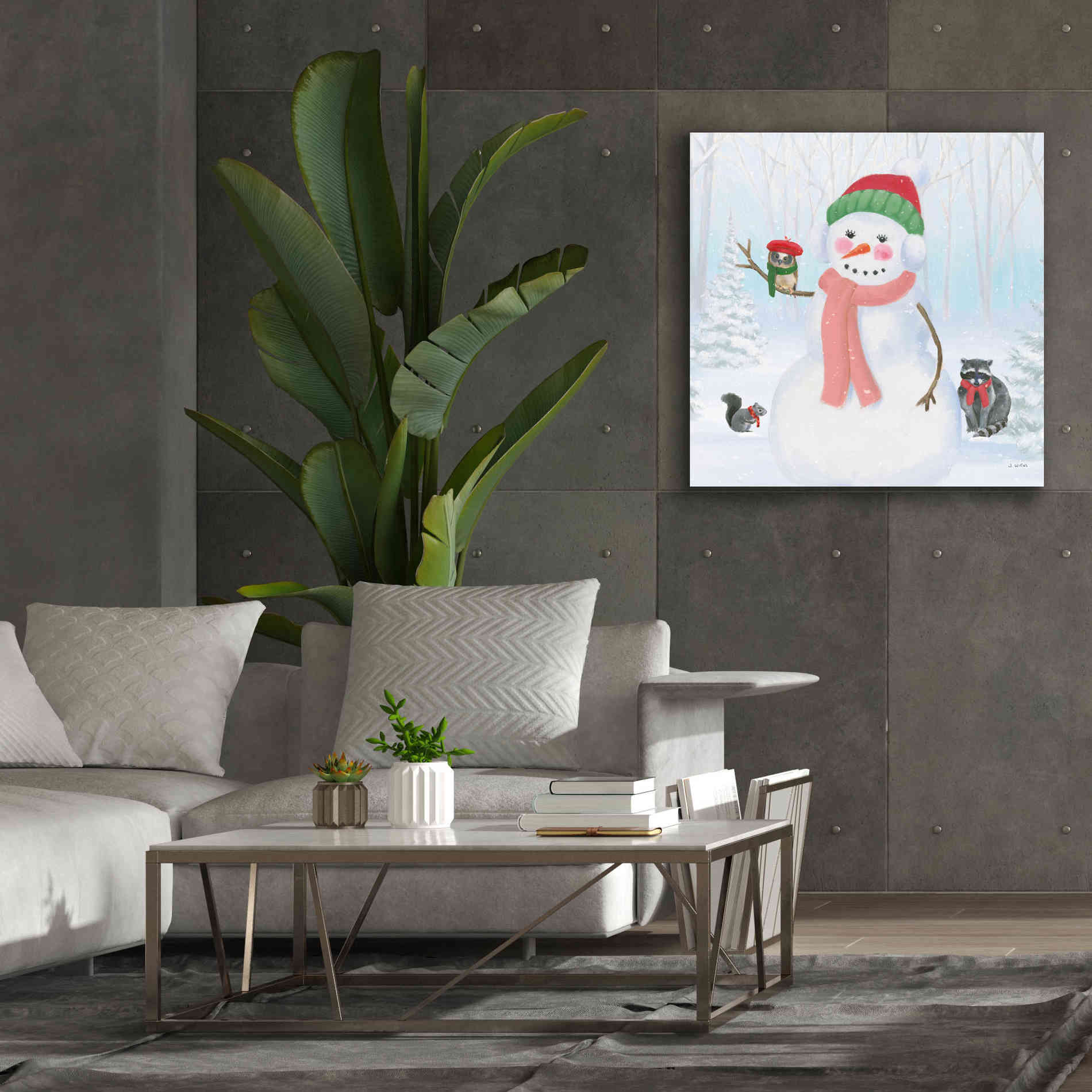 'Dressed for Christmas IV Crop' by James Wiens, Canvas Wall Art,37 x 37