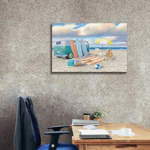 Image of 'Beach Ride II' by James Wiens, Canvas Wall Art,40 x 26