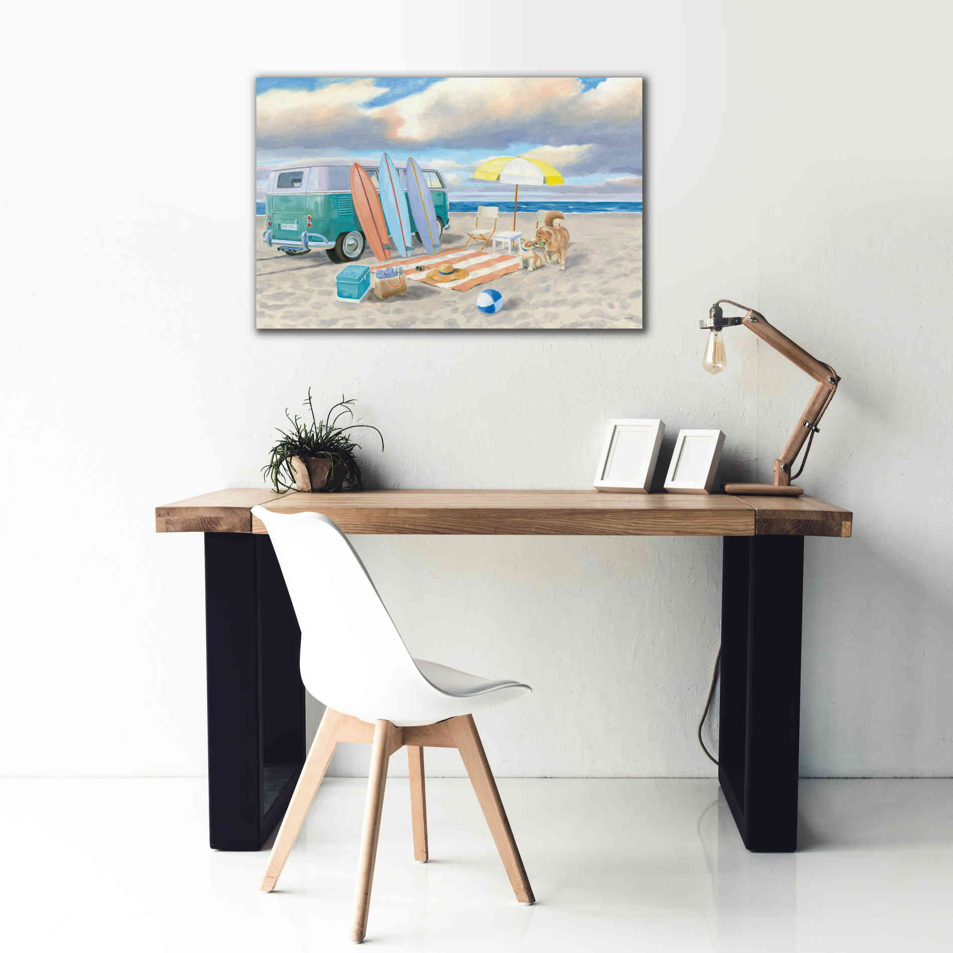 'Beach Ride II' by James Wiens, Canvas Wall Art,40 x 26