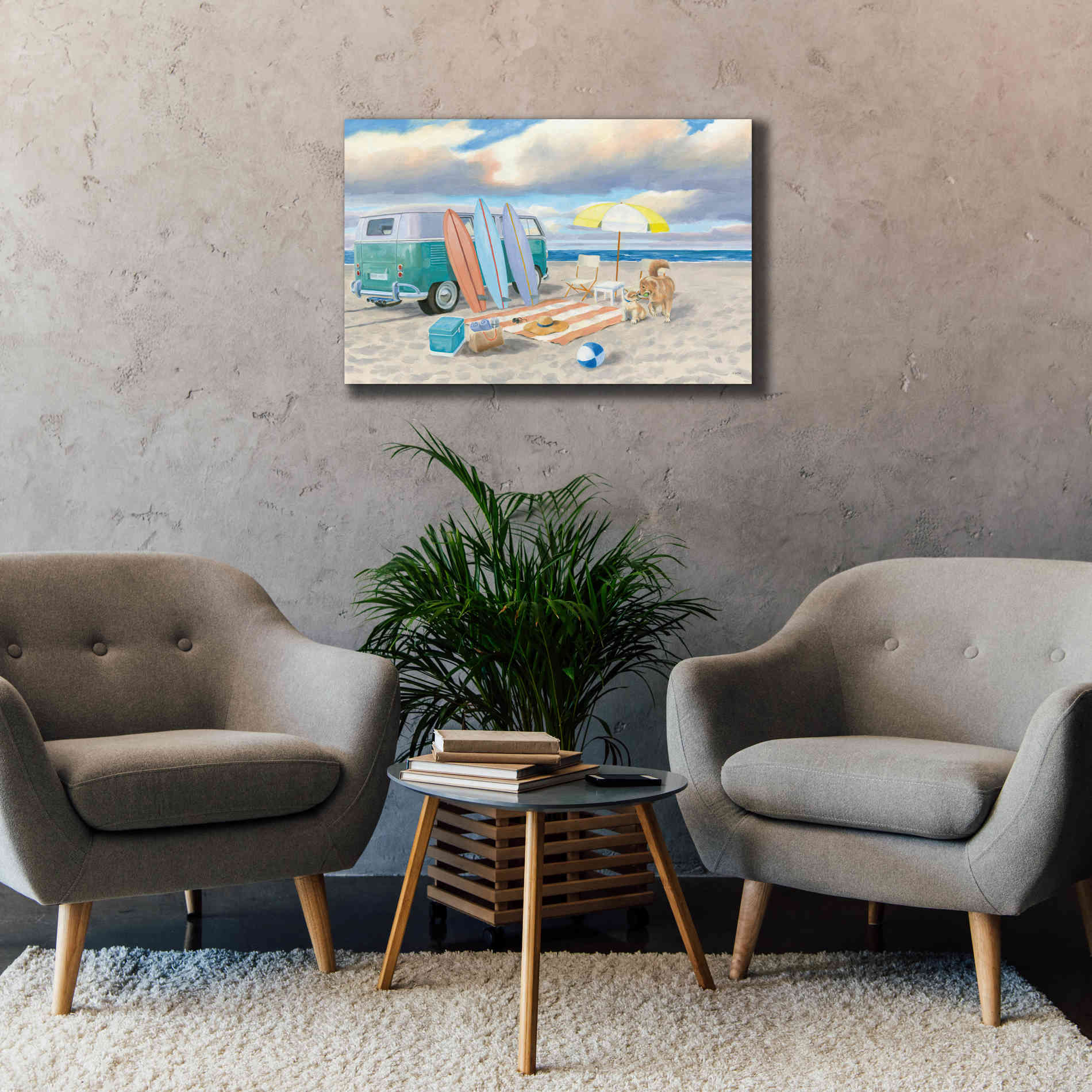 'Beach Ride II' by James Wiens, Canvas Wall Art,40 x 26