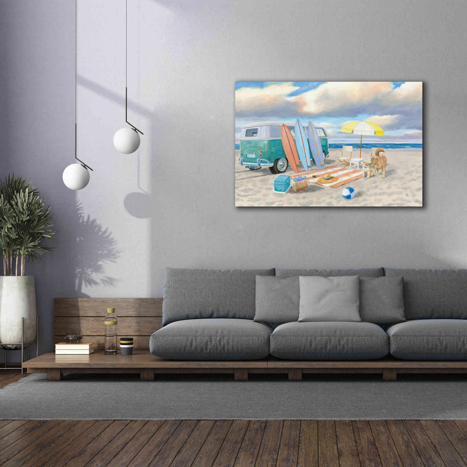 'Beach Ride II' by James Wiens, Canvas Wall Art,60 x 40