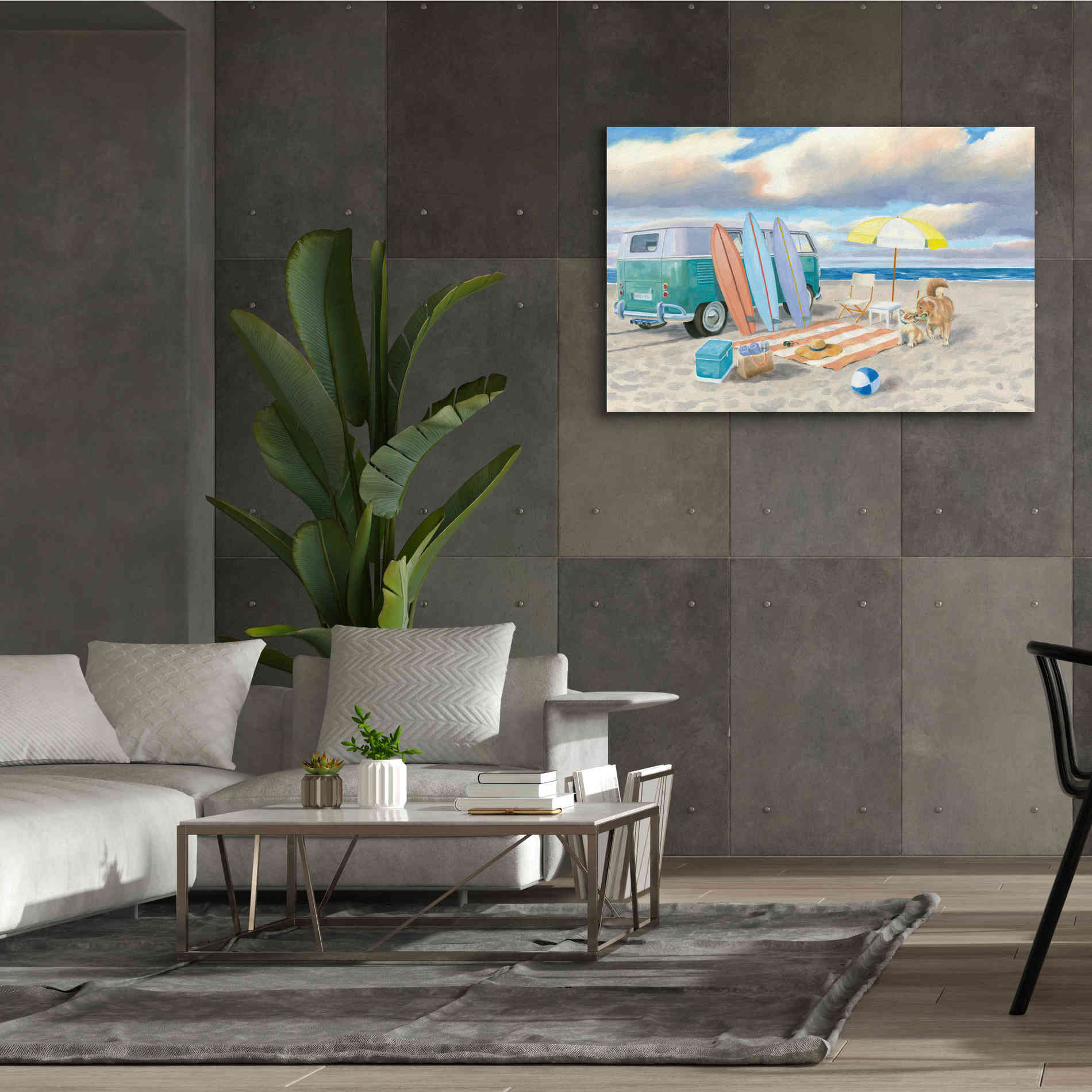 'Beach Ride II' by James Wiens, Canvas Wall Art,60 x 40