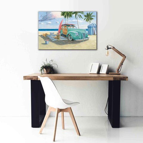 Image of 'Beach Ride III' by James Wiens, Canvas Wall Art,40 x 26