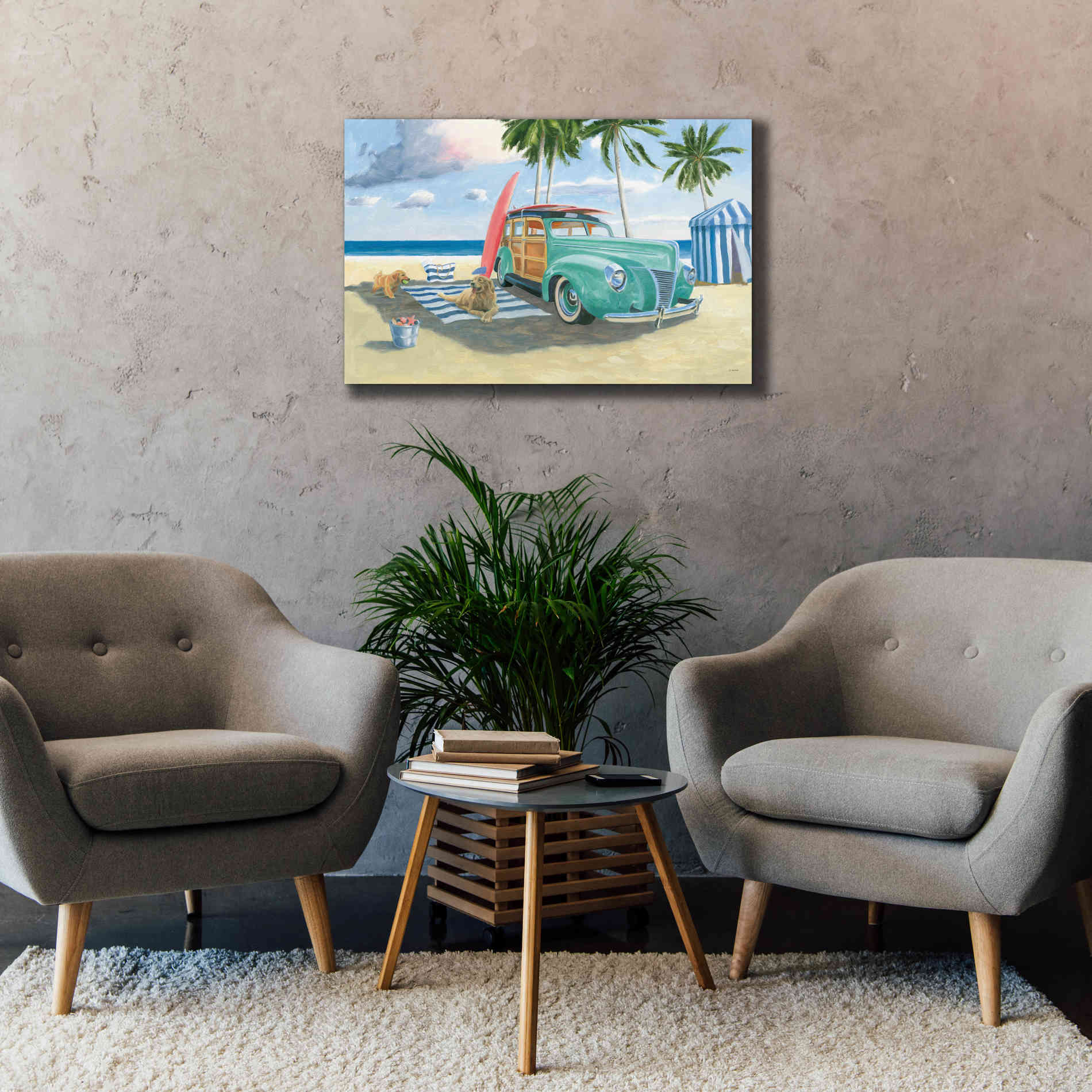 'Beach Ride III' by James Wiens, Canvas Wall Art,40 x 26
