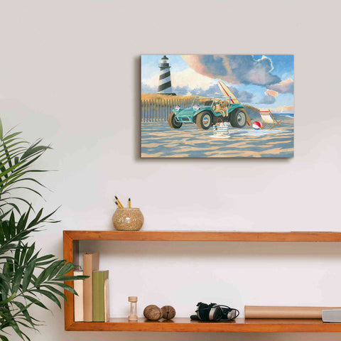 Image of 'Beach Ride IV' by James Wiens, Canvas Wall Art,18 x 12