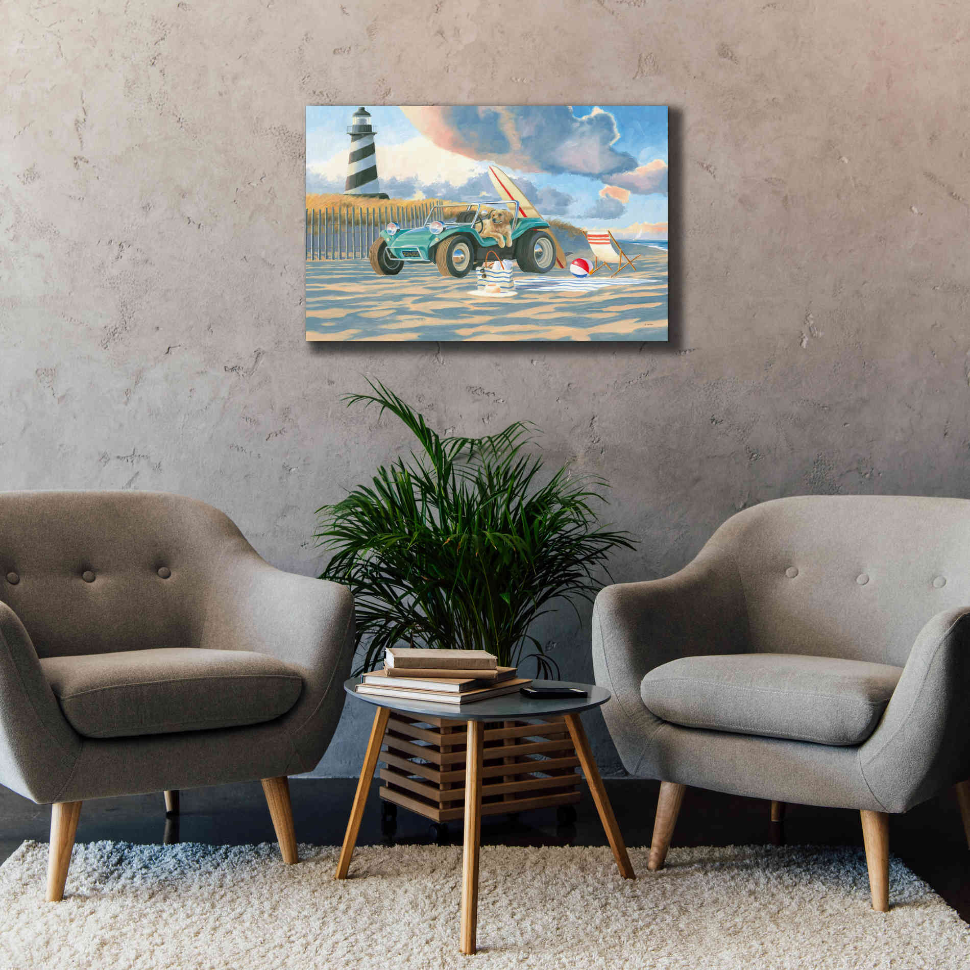 'Beach Ride IV' by James Wiens, Canvas Wall Art,40 x 26