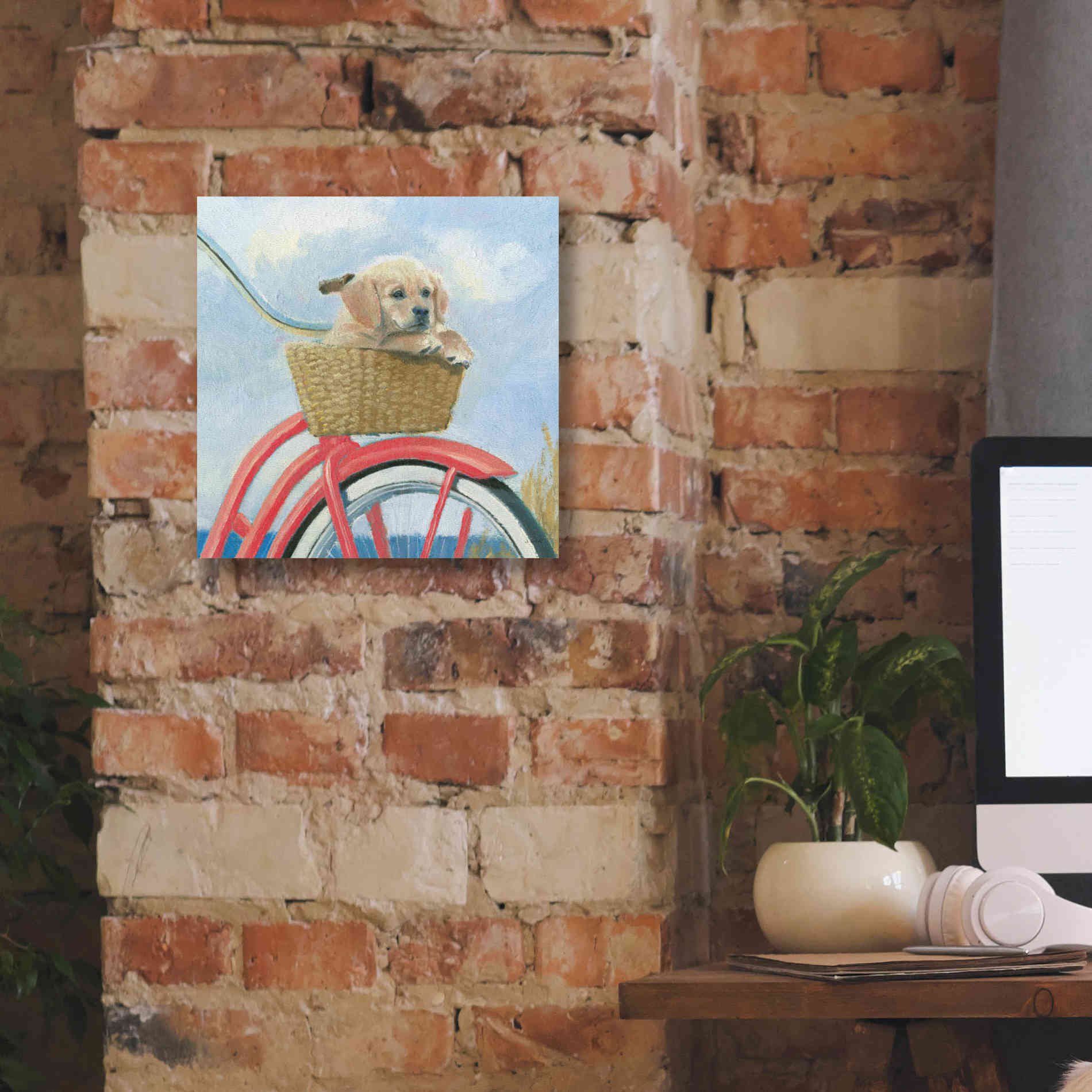 'Beach Ride V' by James Wiens, Canvas Wall Art,12 x 12