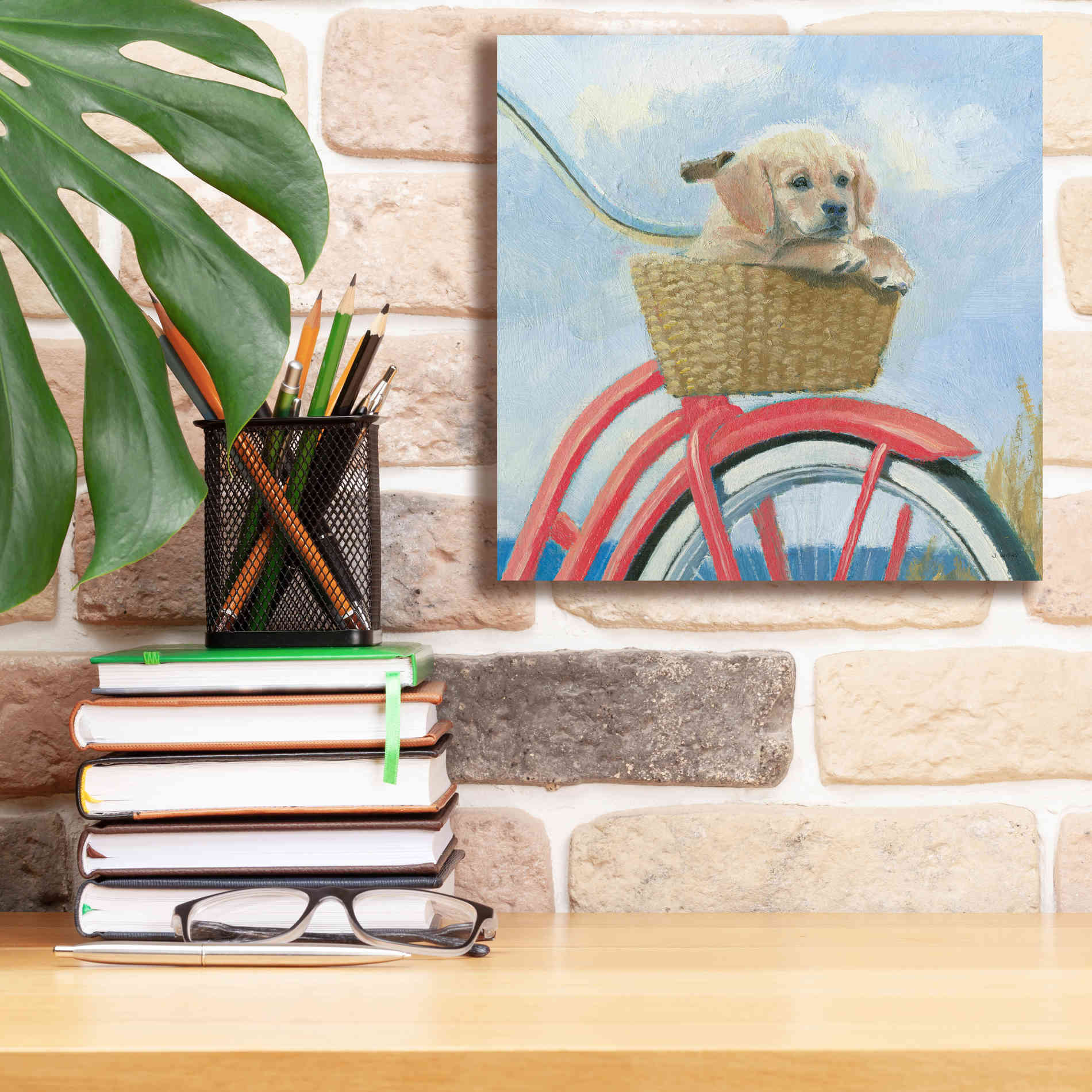 'Beach Ride V' by James Wiens, Canvas Wall Art,12 x 12