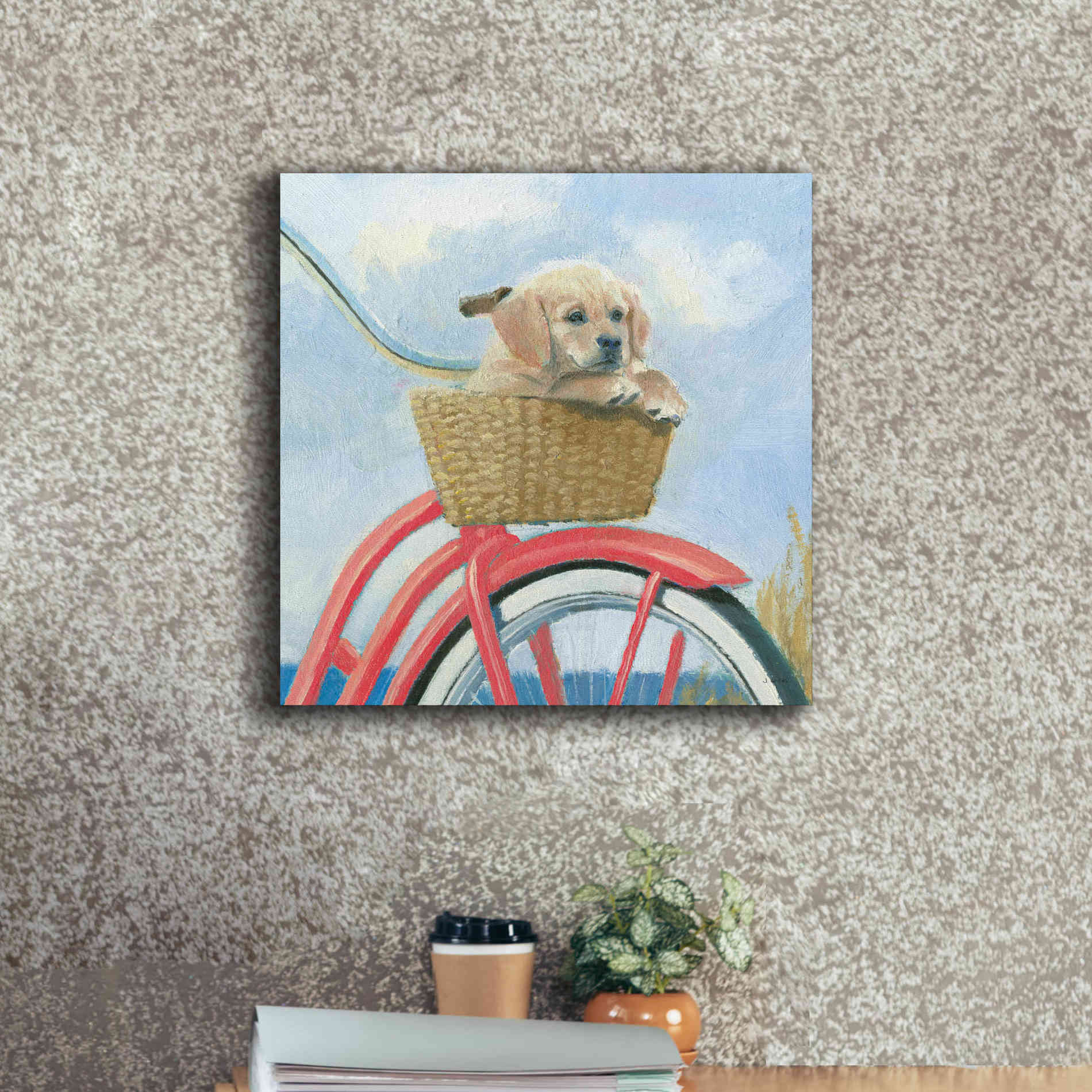 'Beach Ride V' by James Wiens, Canvas Wall Art,18 x 18