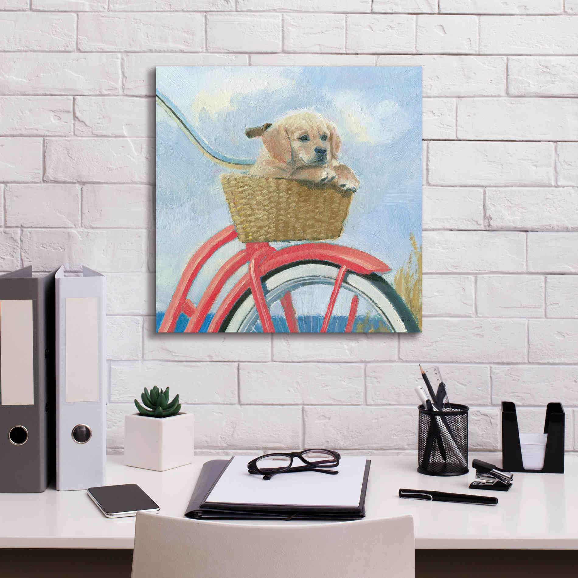 'Beach Ride V' by James Wiens, Canvas Wall Art,18 x 18