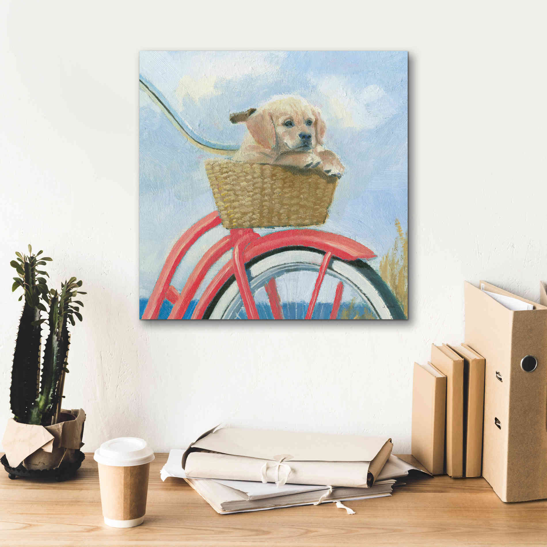 'Beach Ride V' by James Wiens, Canvas Wall Art,18 x 18