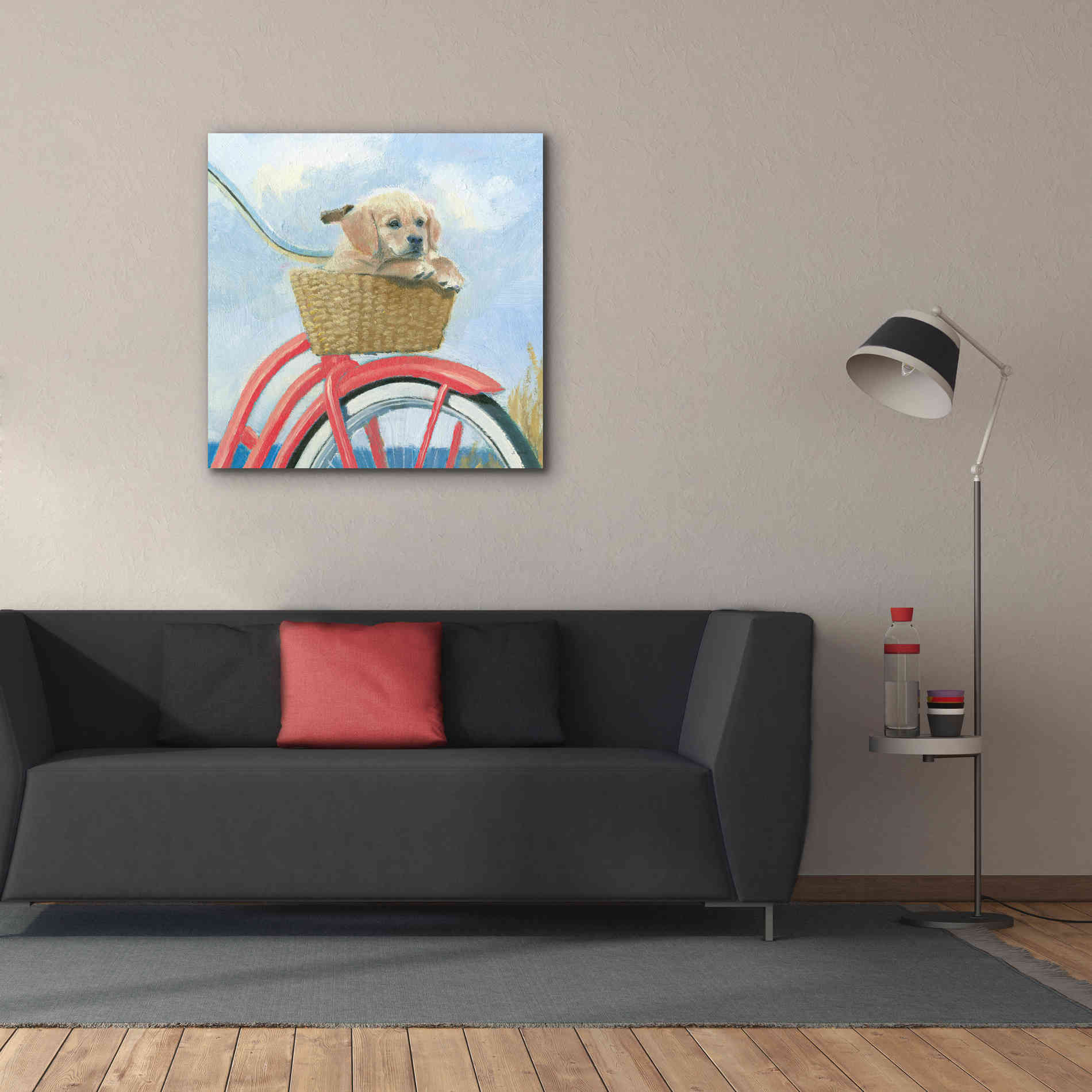 'Beach Ride V' by James Wiens, Canvas Wall Art,37 x 37
