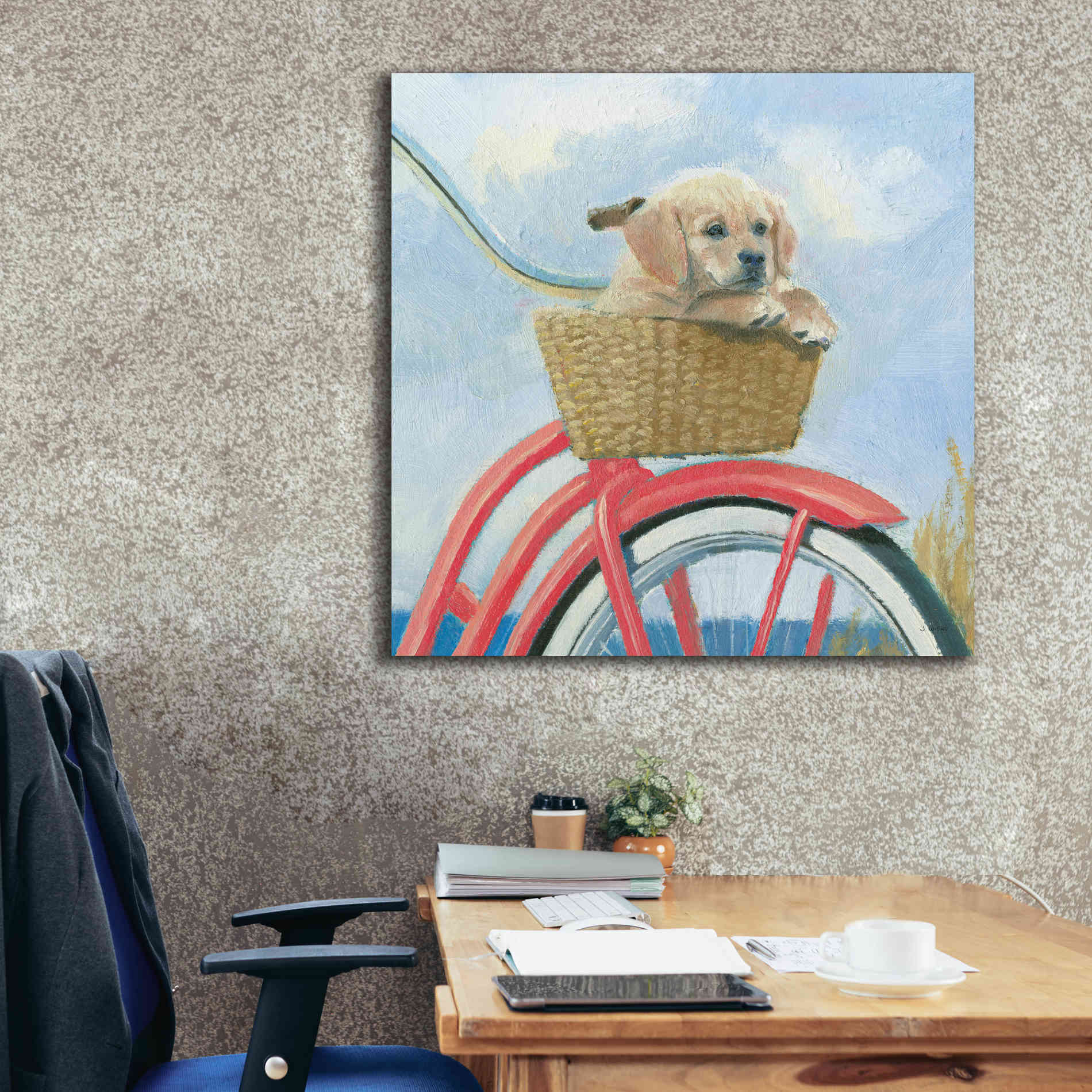 'Beach Ride V' by James Wiens, Canvas Wall Art,37 x 37