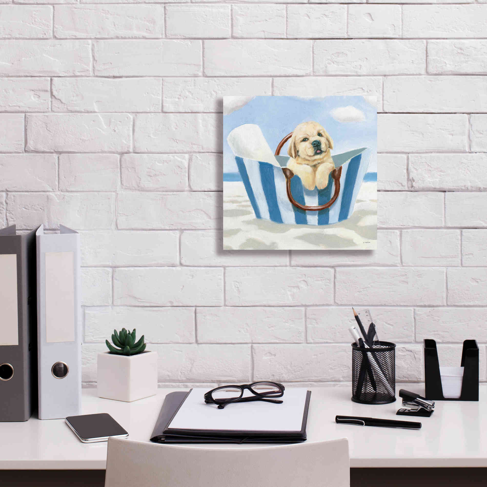 'Beach Ride VI' by James Wiens, Canvas Wall Art,12 x 12