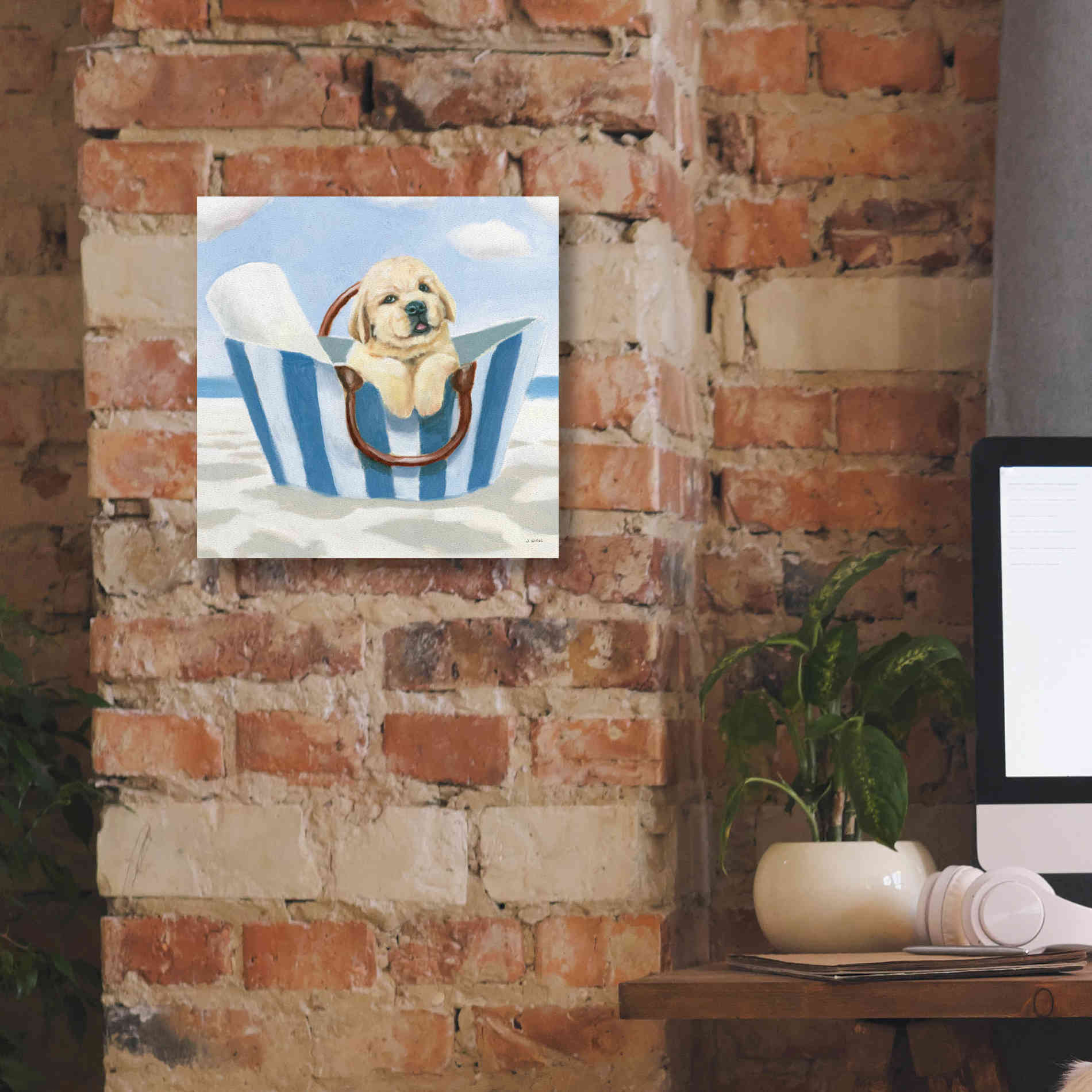 'Beach Ride VI' by James Wiens, Canvas Wall Art,12 x 12