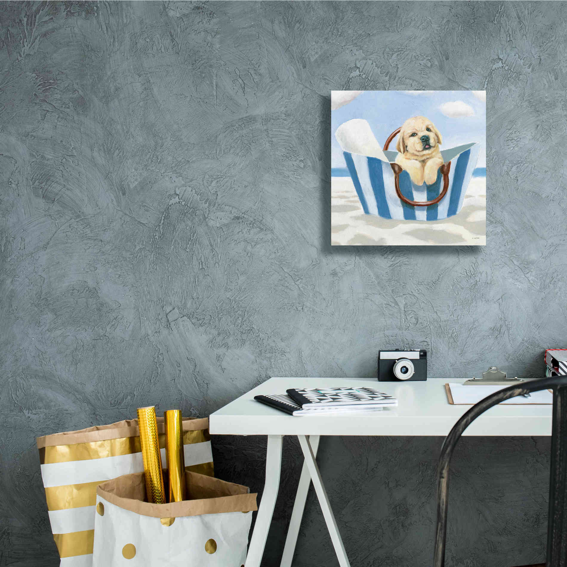 'Beach Ride VI' by James Wiens, Canvas Wall Art,12 x 12