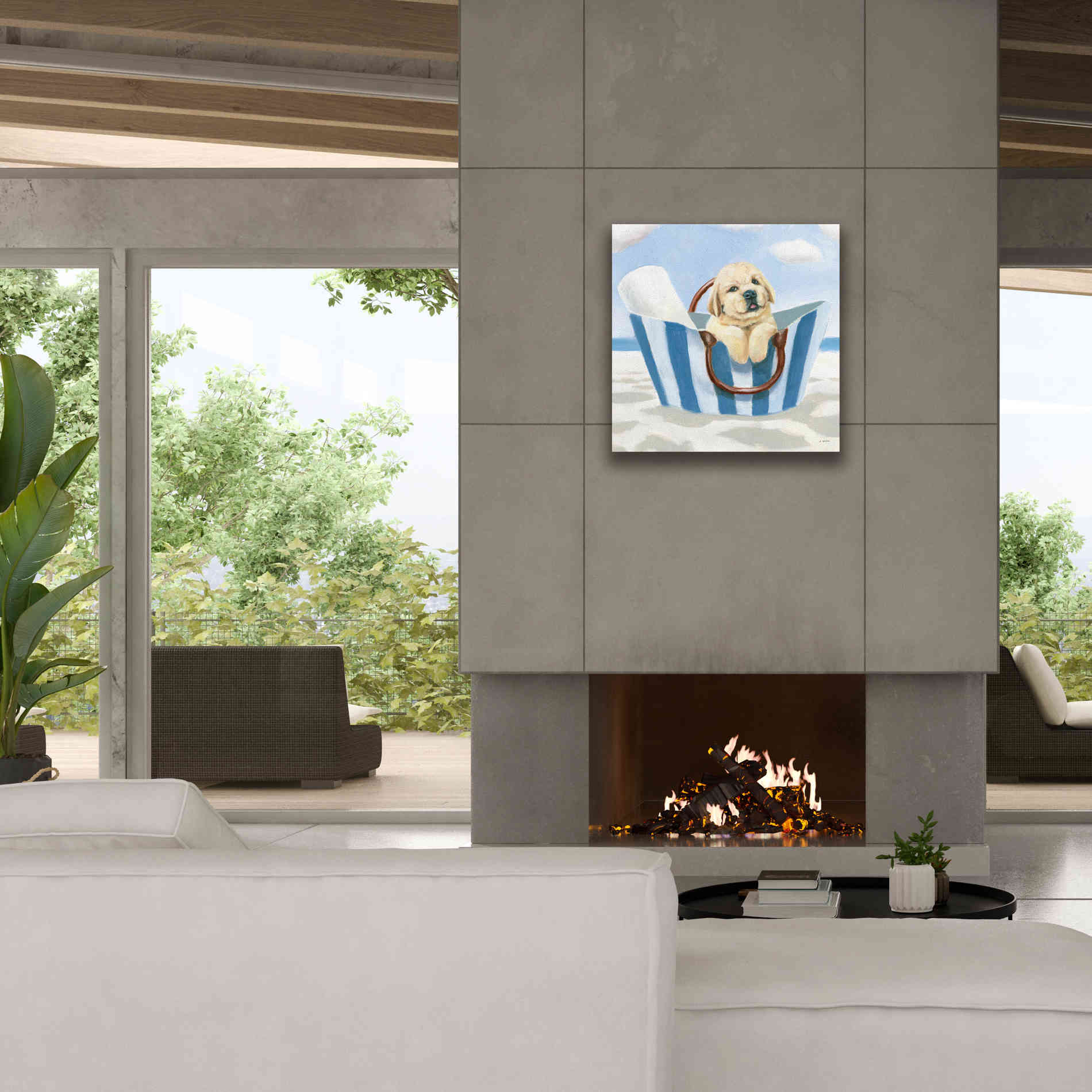 'Beach Ride VI' by James Wiens, Canvas Wall Art,26 x 26