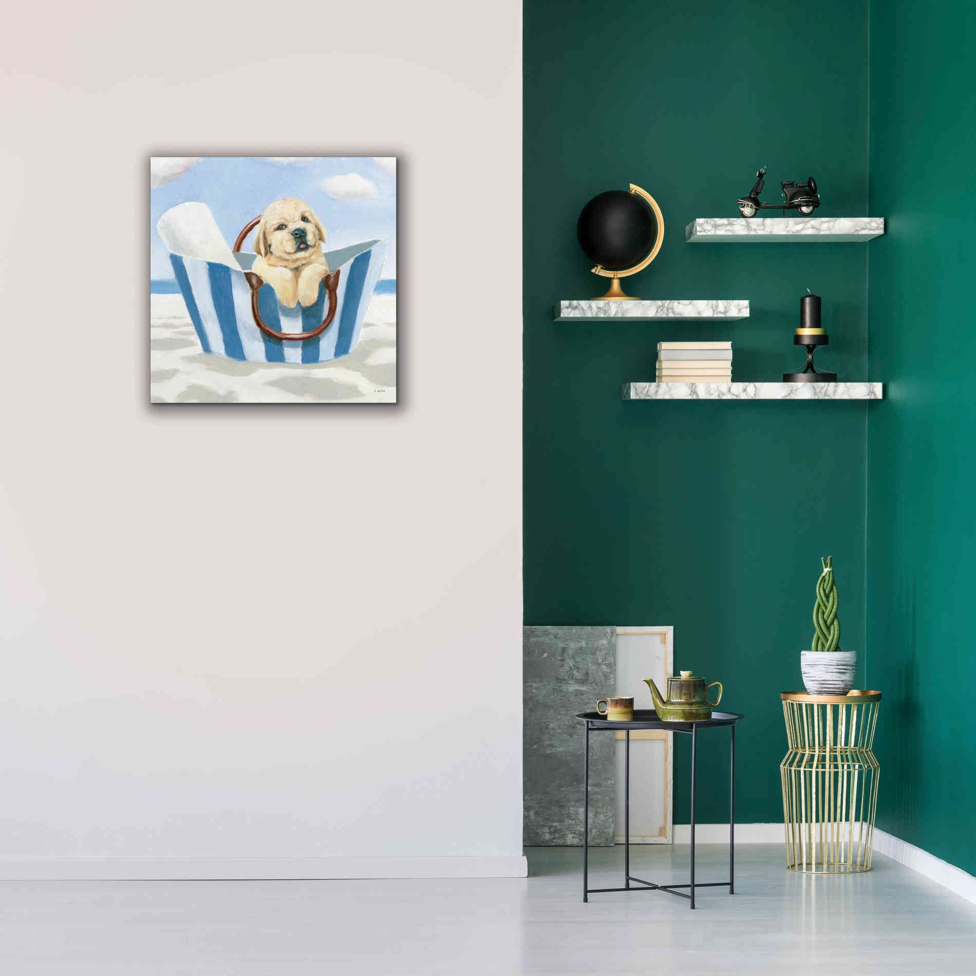 'Beach Ride VI' by James Wiens, Canvas Wall Art,26 x 26