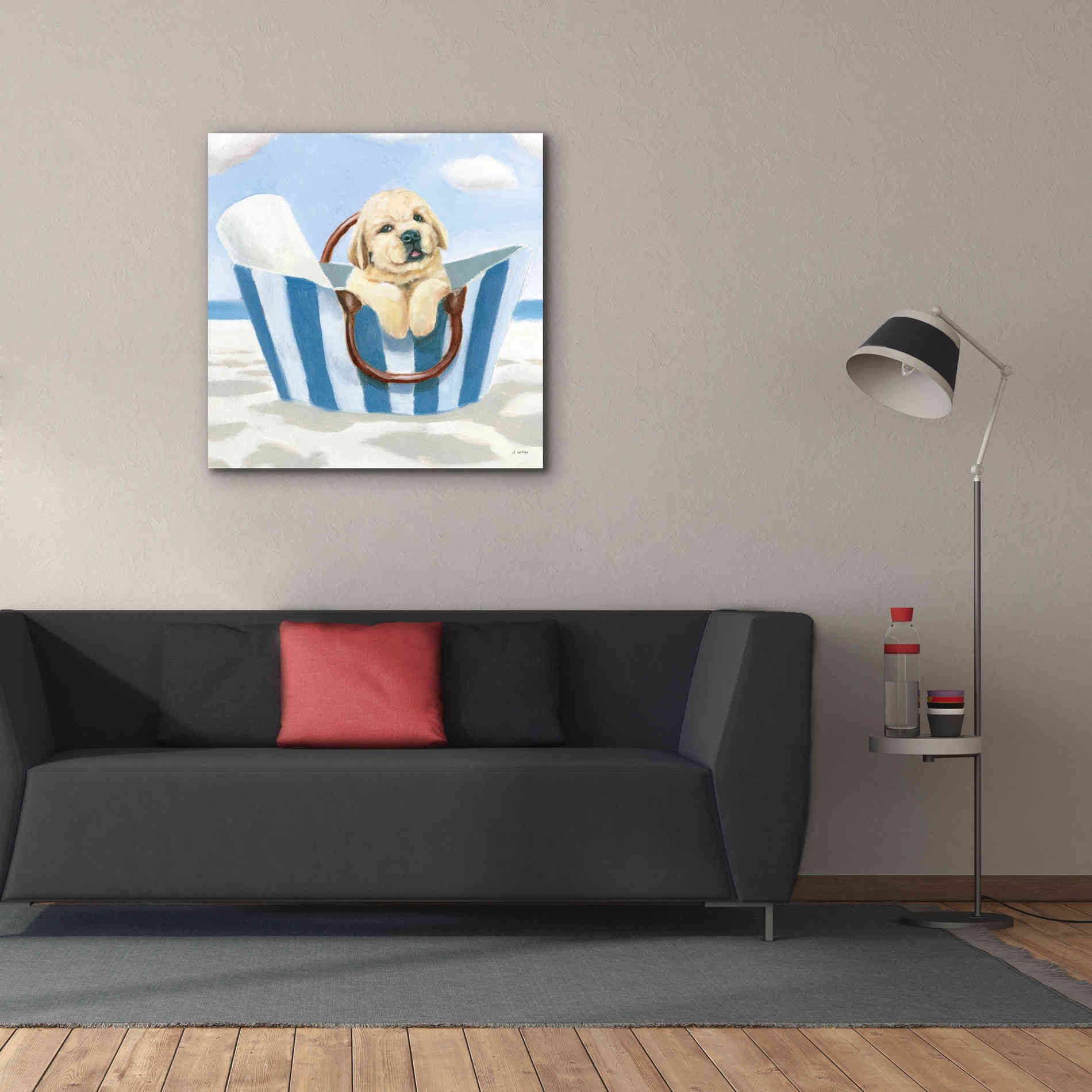 'Beach Ride VI' by James Wiens, Canvas Wall Art,37 x 37