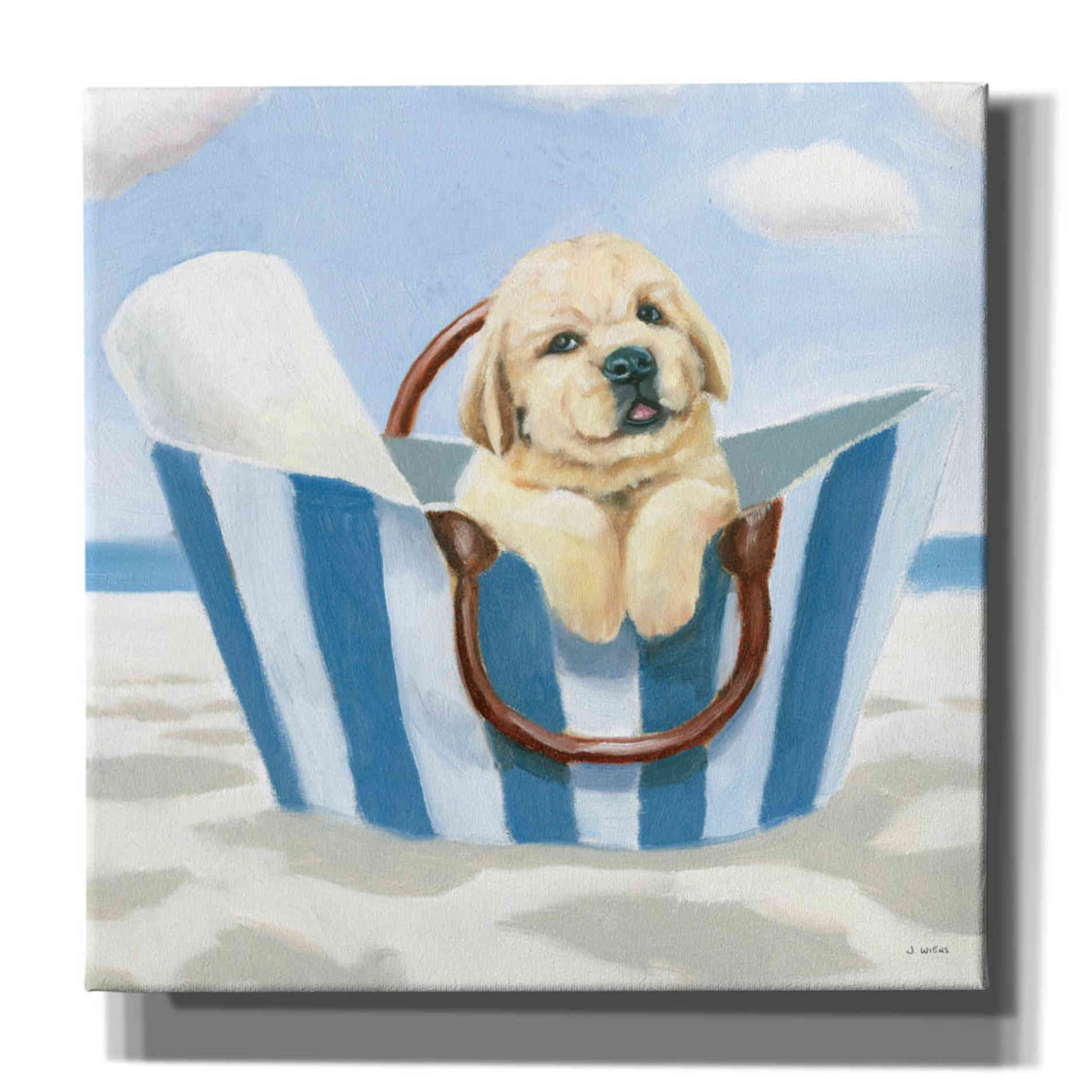 'Beach Ride VI' by James Wiens, Canvas Wall Art,12x12x1.1x0,18x18x1.1x0,26x26x1.74x0,37x37x1.74x0