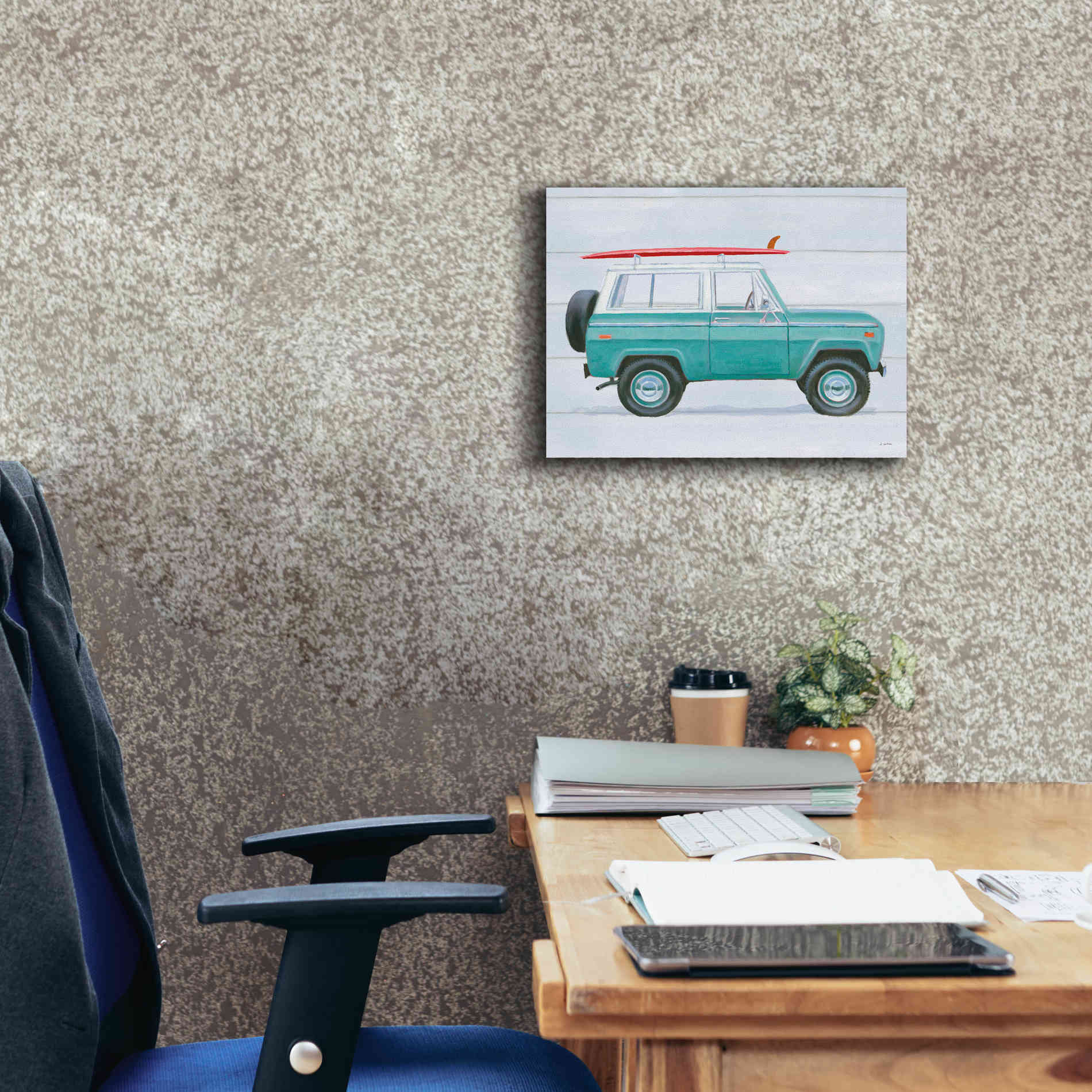 'Beach Ride VII' by James Wiens, Canvas Wall Art,16 x 12