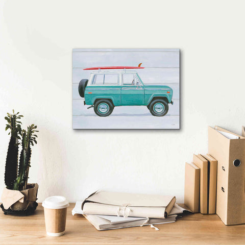 Image of 'Beach Ride VII' by James Wiens, Canvas Wall Art,16 x 12