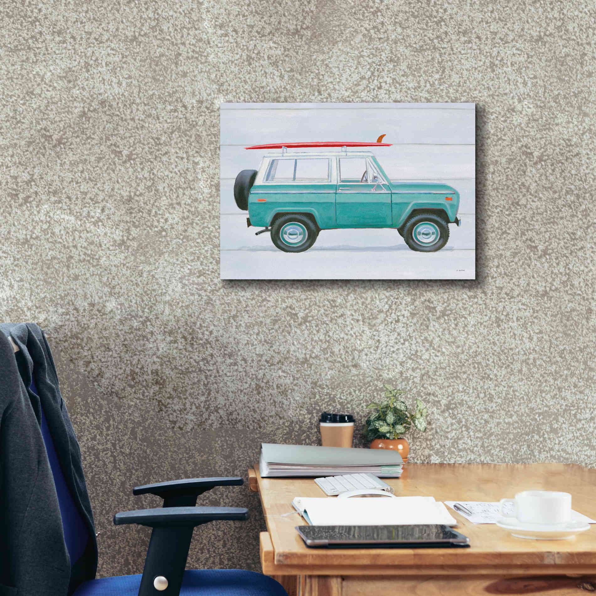 'Beach Ride VII' by James Wiens, Canvas Wall Art,26 x 18